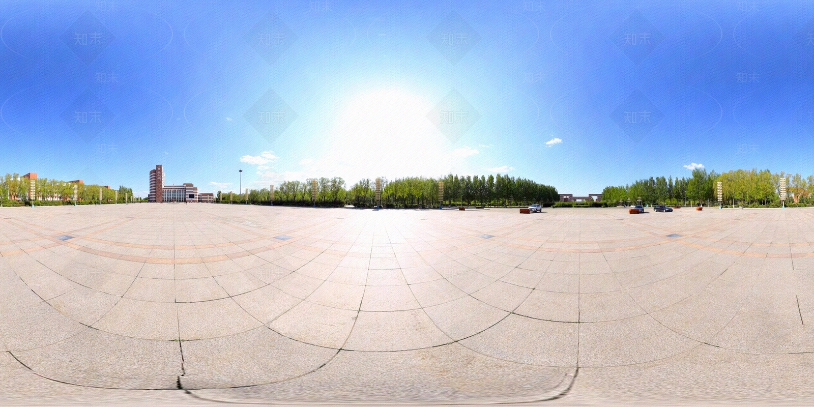 HDR校园广场贴图下载【ID:1134340563】