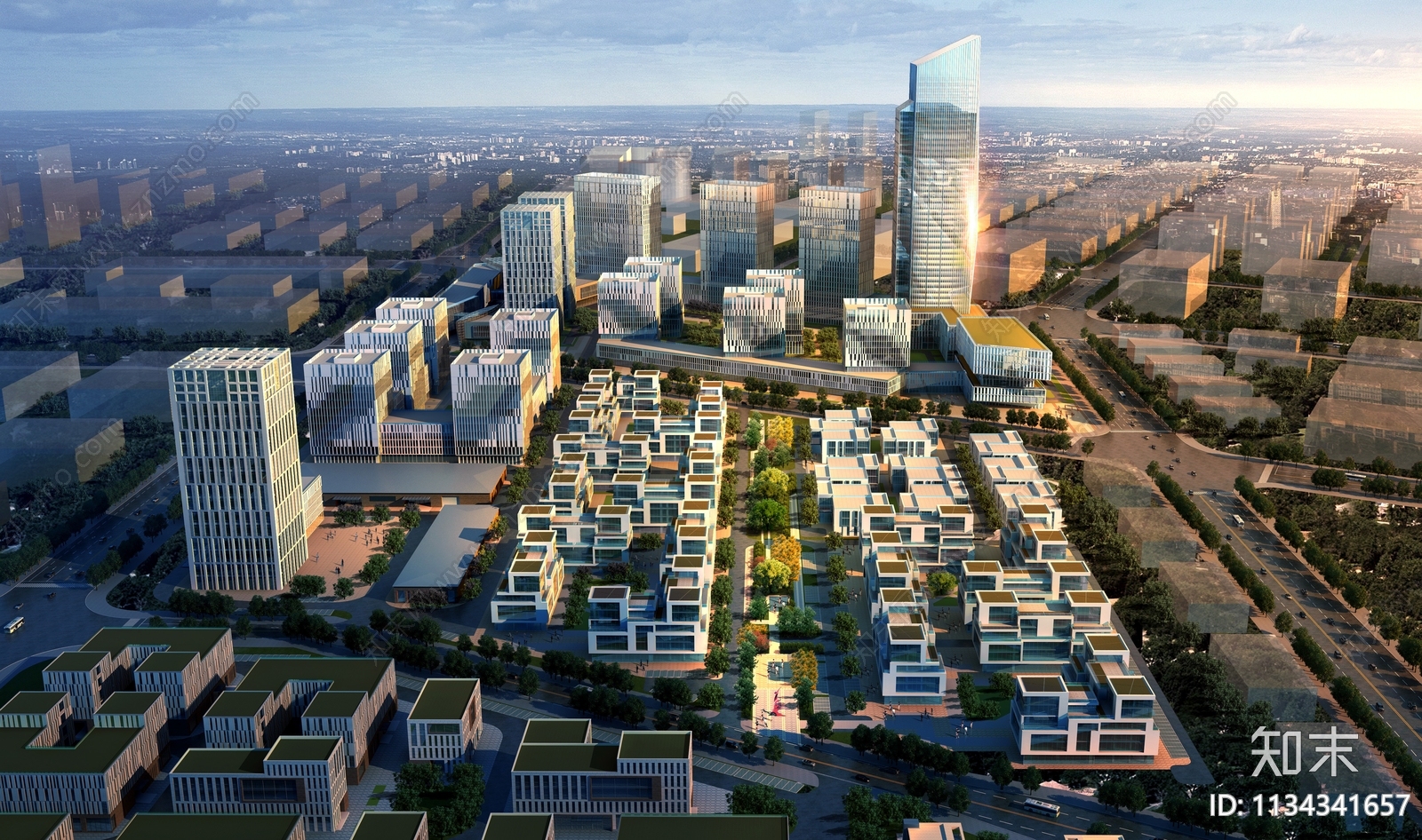西安中交科技城I期产业园区建筑方案文本下载【ID:1134341657】_【知末方案文本库】