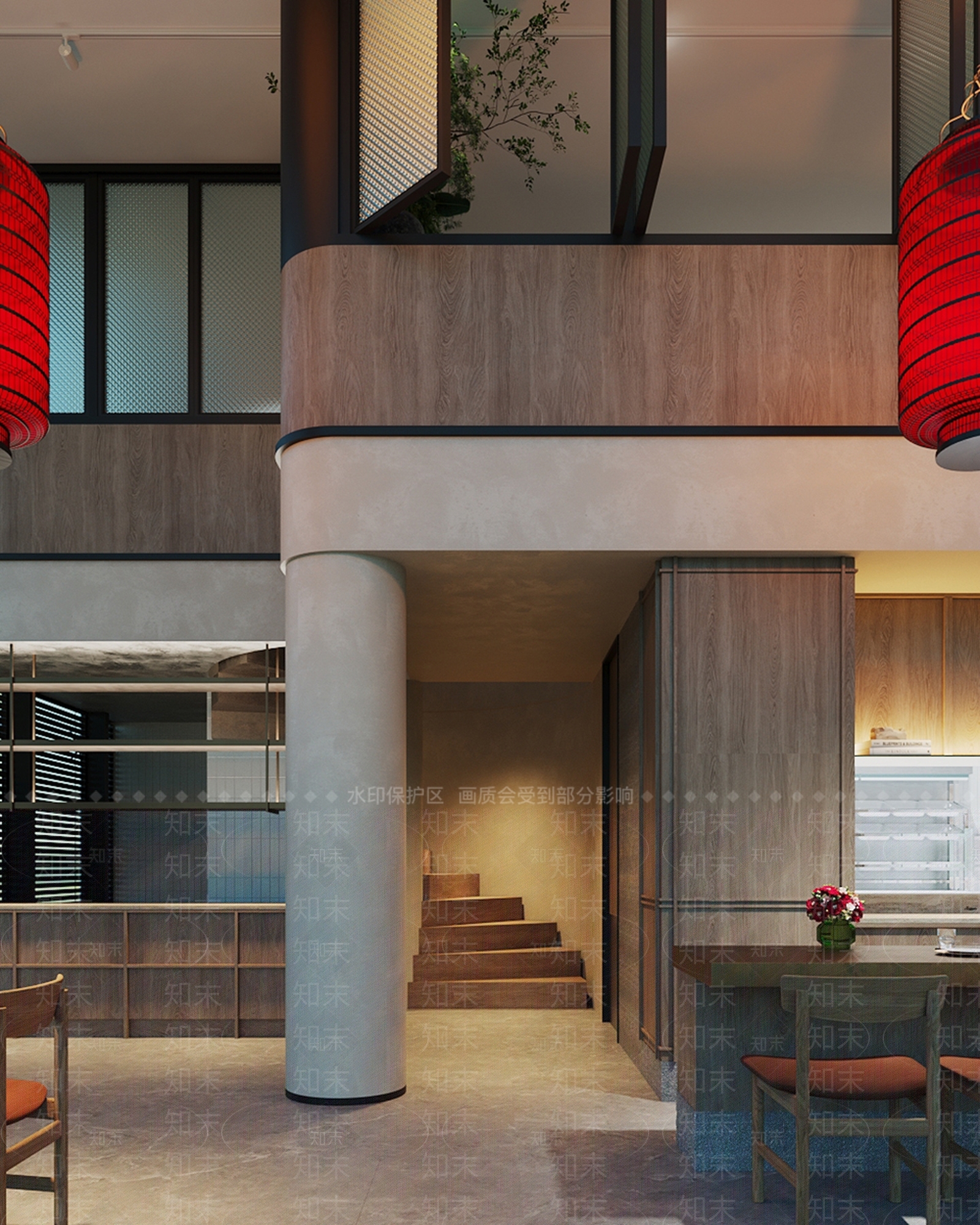 新中式茶餐厅3D模型下载【ID:1134347244】