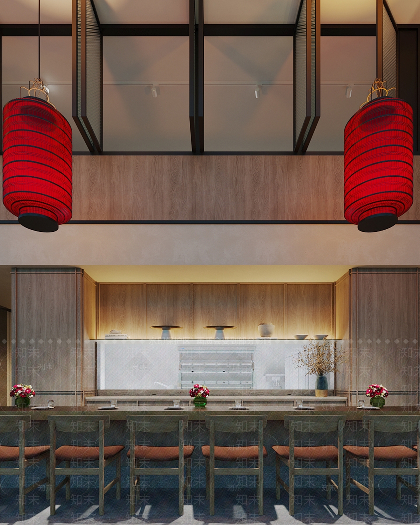 新中式茶餐厅3D模型下载【ID:1134347244】