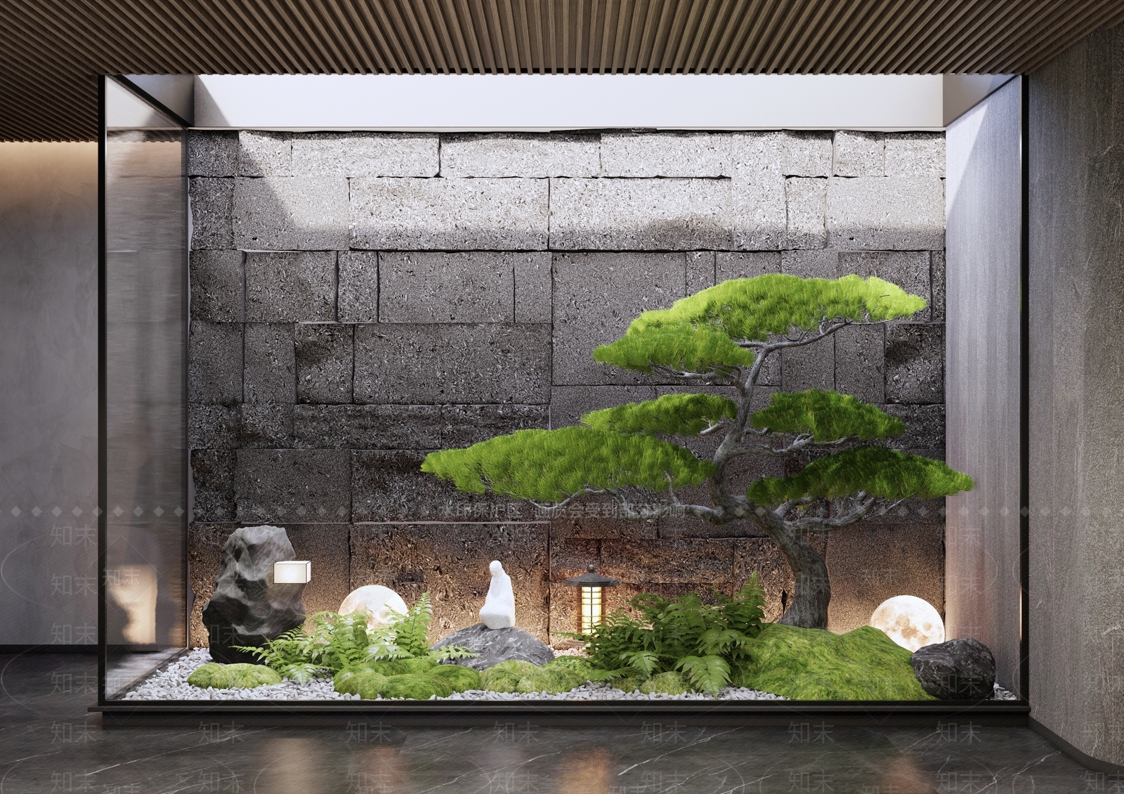 室内景观SU模型精品下载_SketchUp模型_知末网