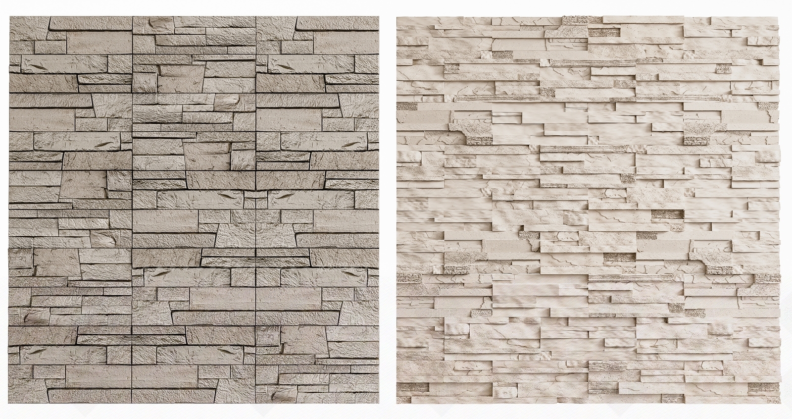 现代毛石文化石背景墙3D模型下载【ID:1134354121】