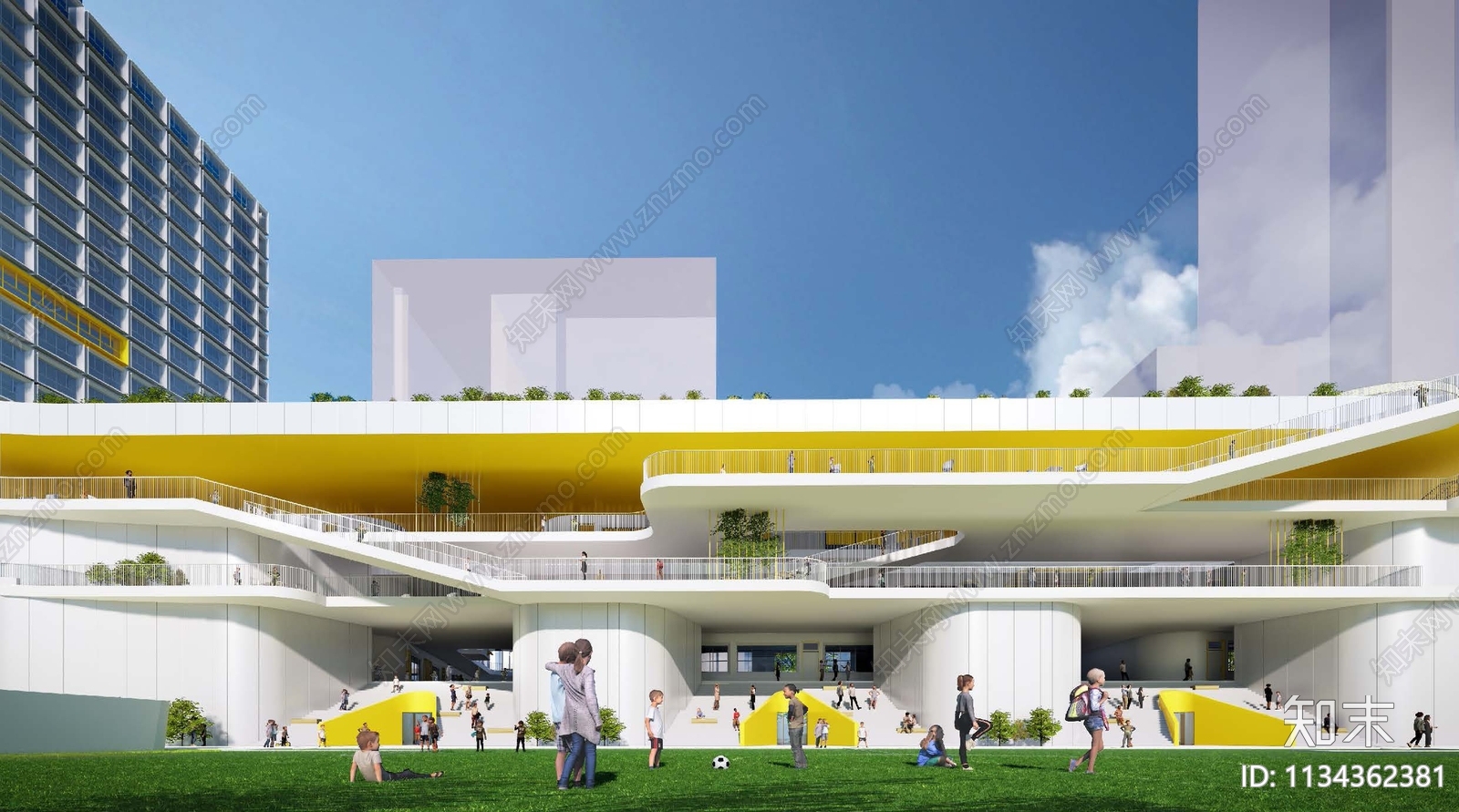 深圳明湖国际学校九年一贯制校区建筑方案下载【ID:1134362381】_【知末方案文本库】