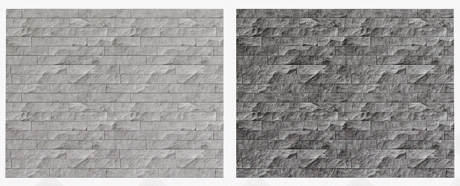 现代石头墙毛石文化石背景墙3D模型下载【ID:1134364130】