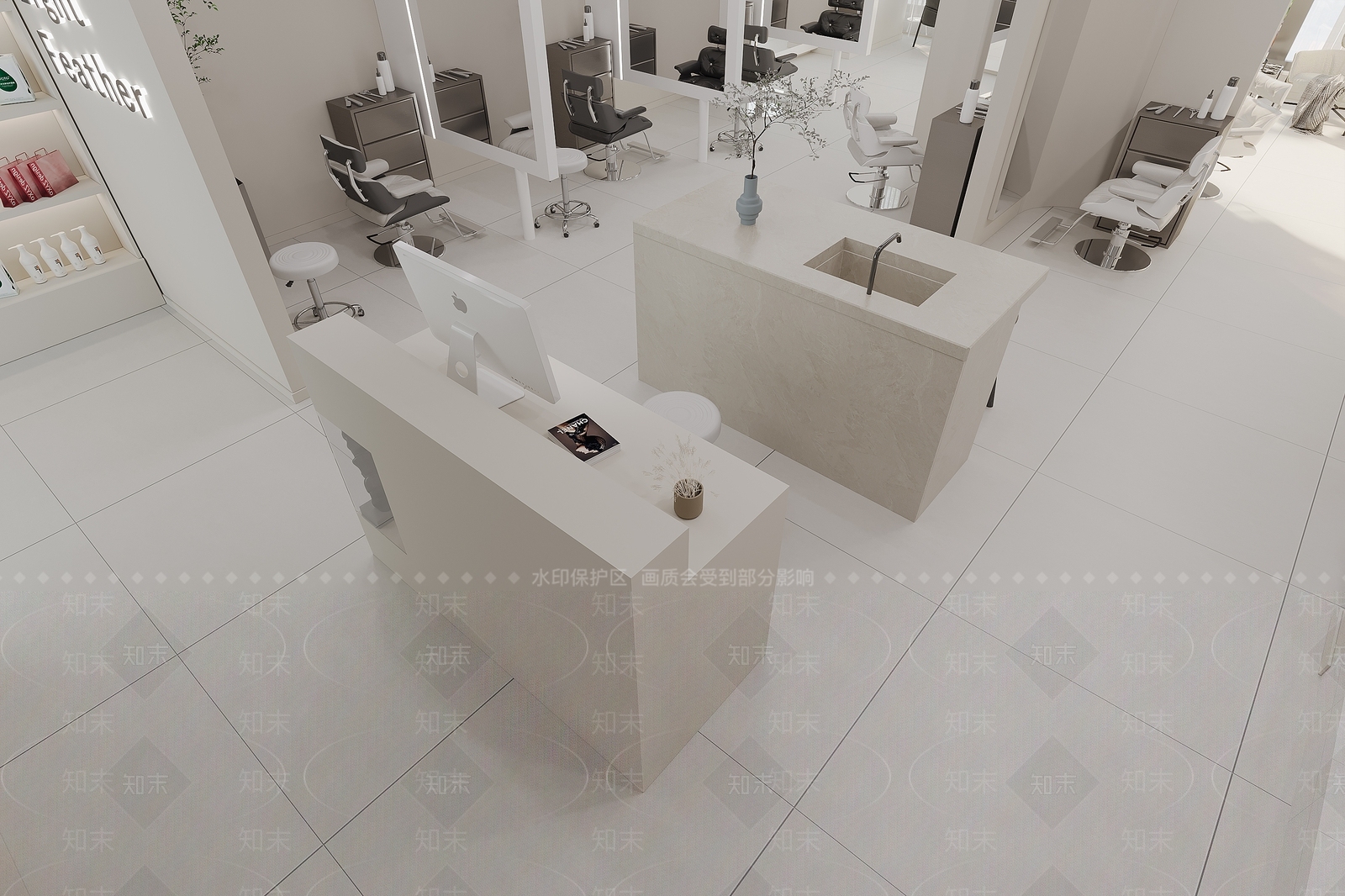 现代理发店店面3D模型下载【ID:1134711854】