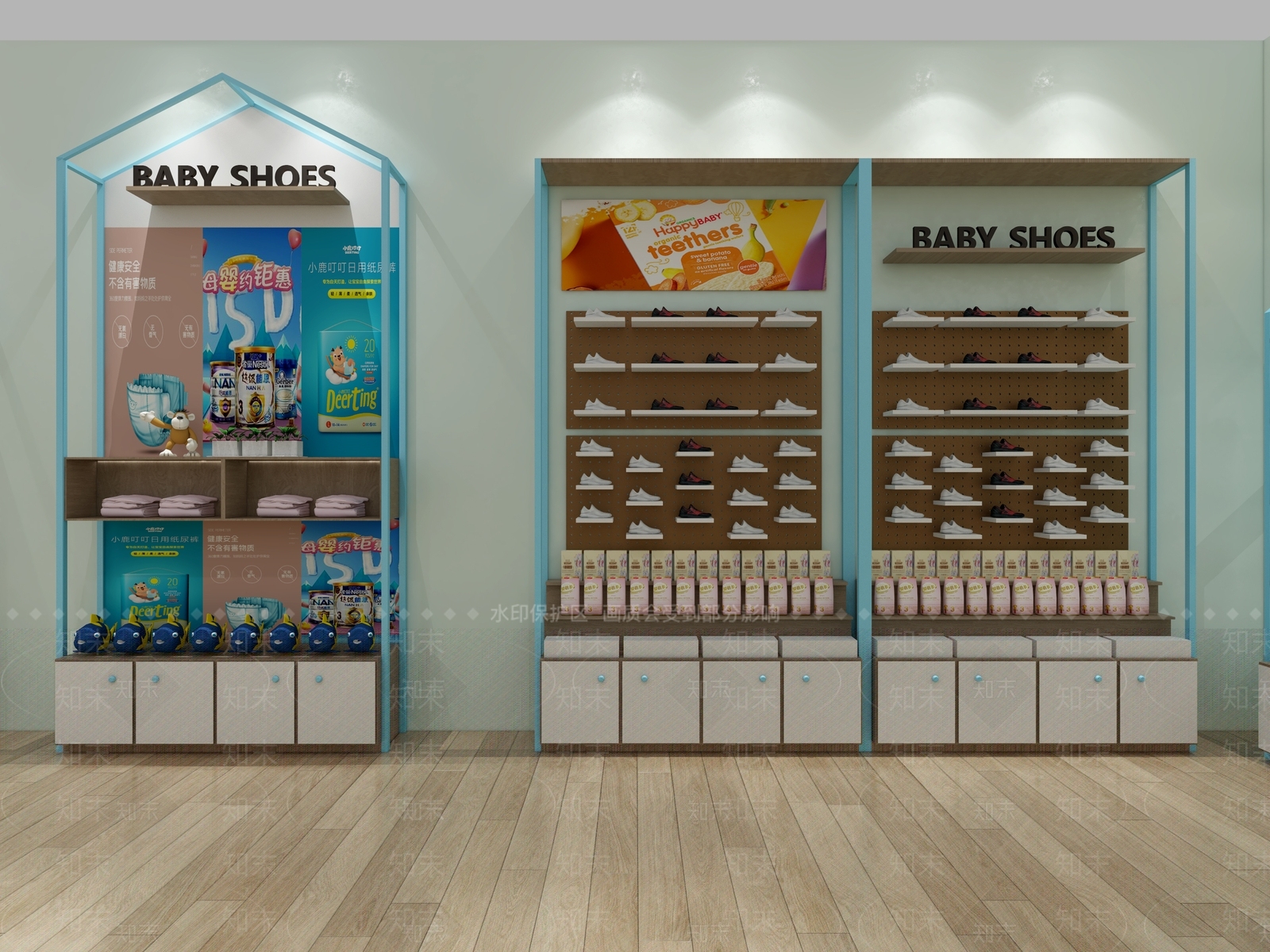 现代母婴店3D模型下载【ID:1134381151】