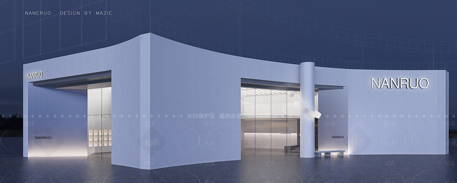 工业服装箱包店SU模型下载【ID:1134381307】