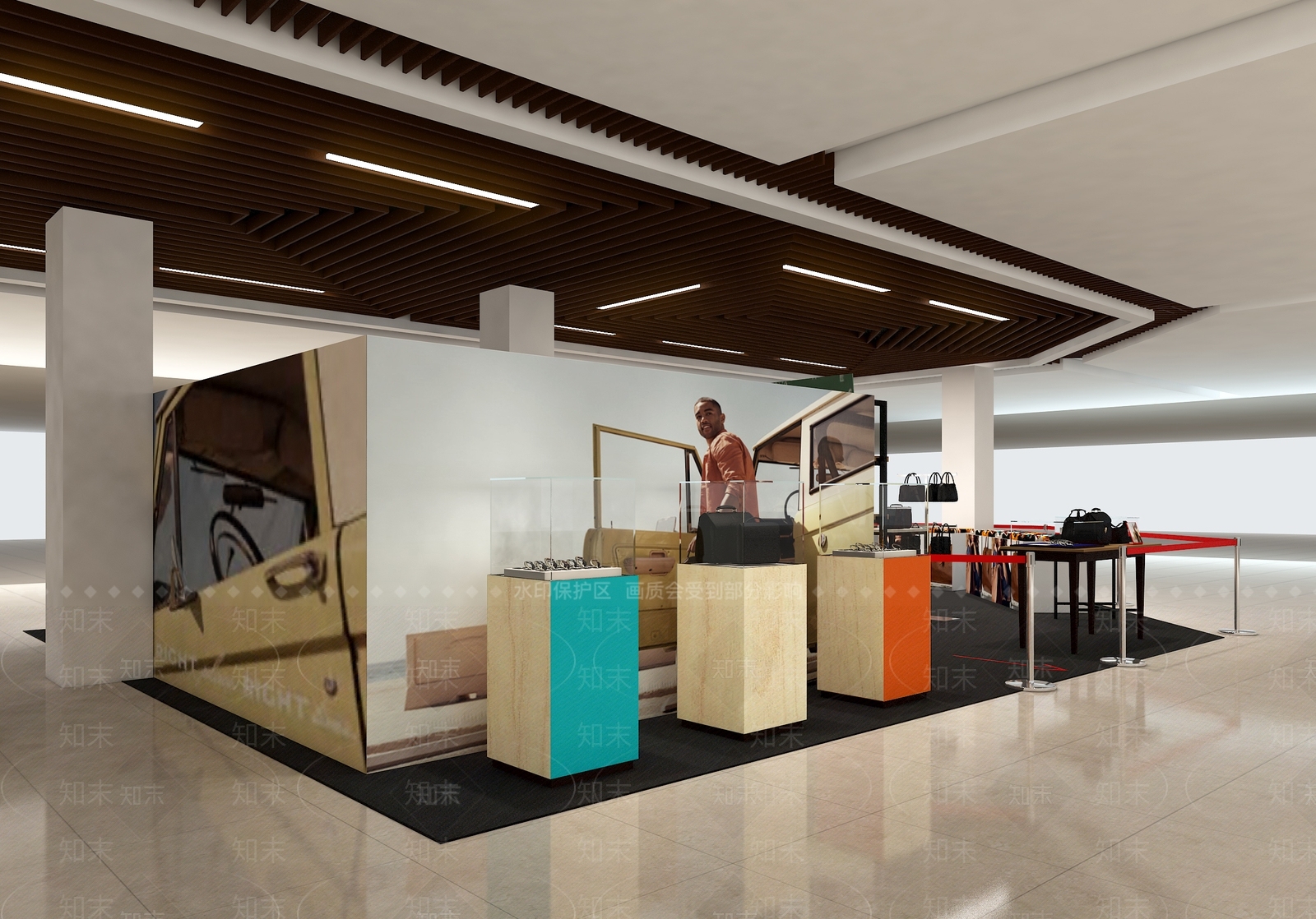 现代包包饰品店3D模型下载【ID:1134396130】