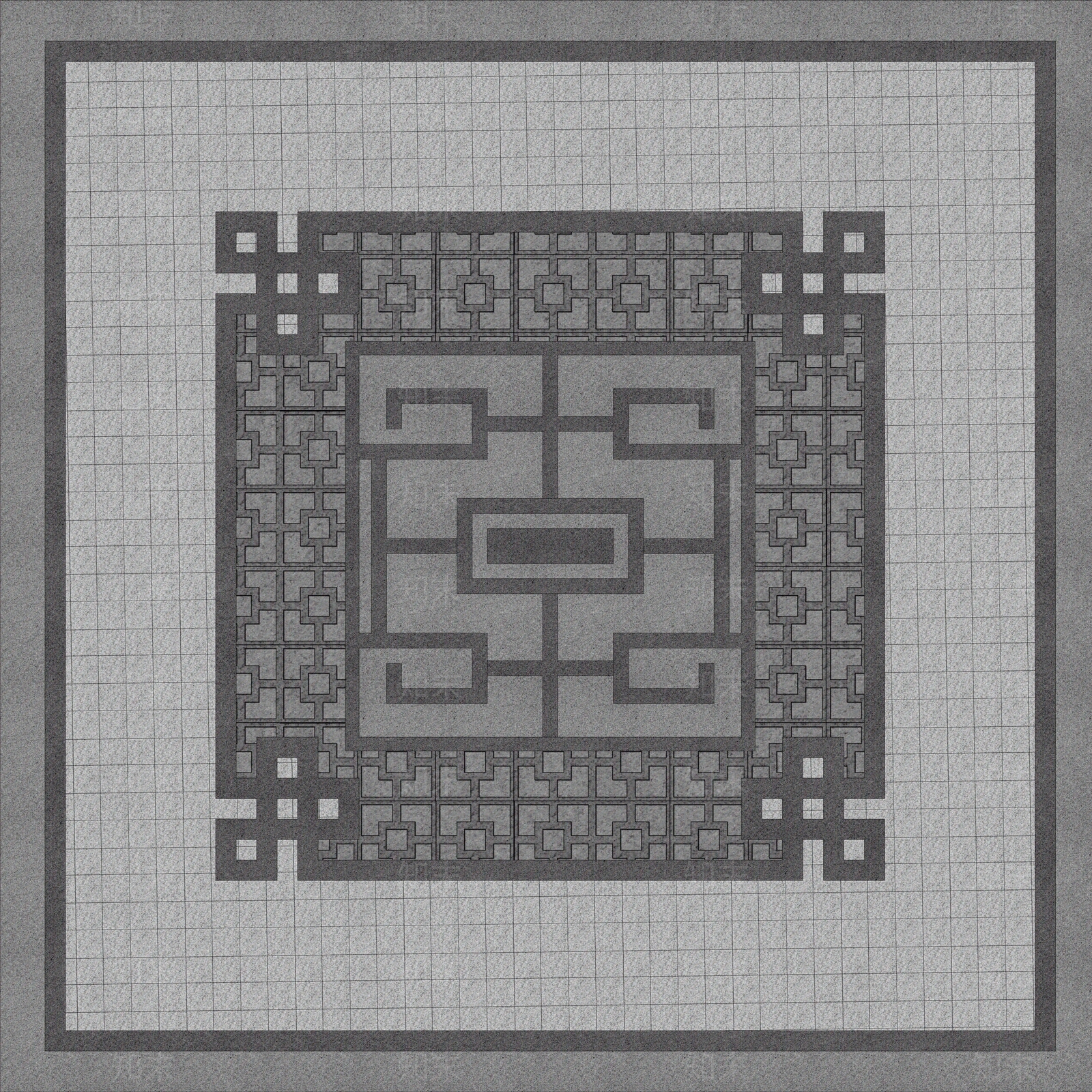 新中式石材拼花园林铺装庭院铺装贴图下载【ID:1134399478】