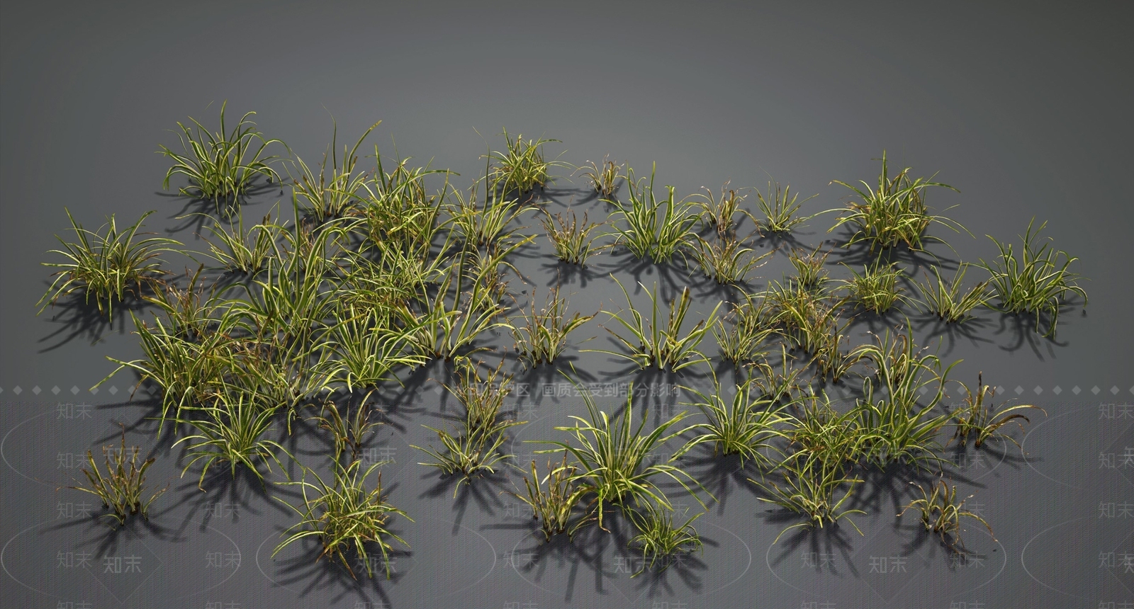 户外3d草坪草地植物组合SU模型下载【ID:1134400942】