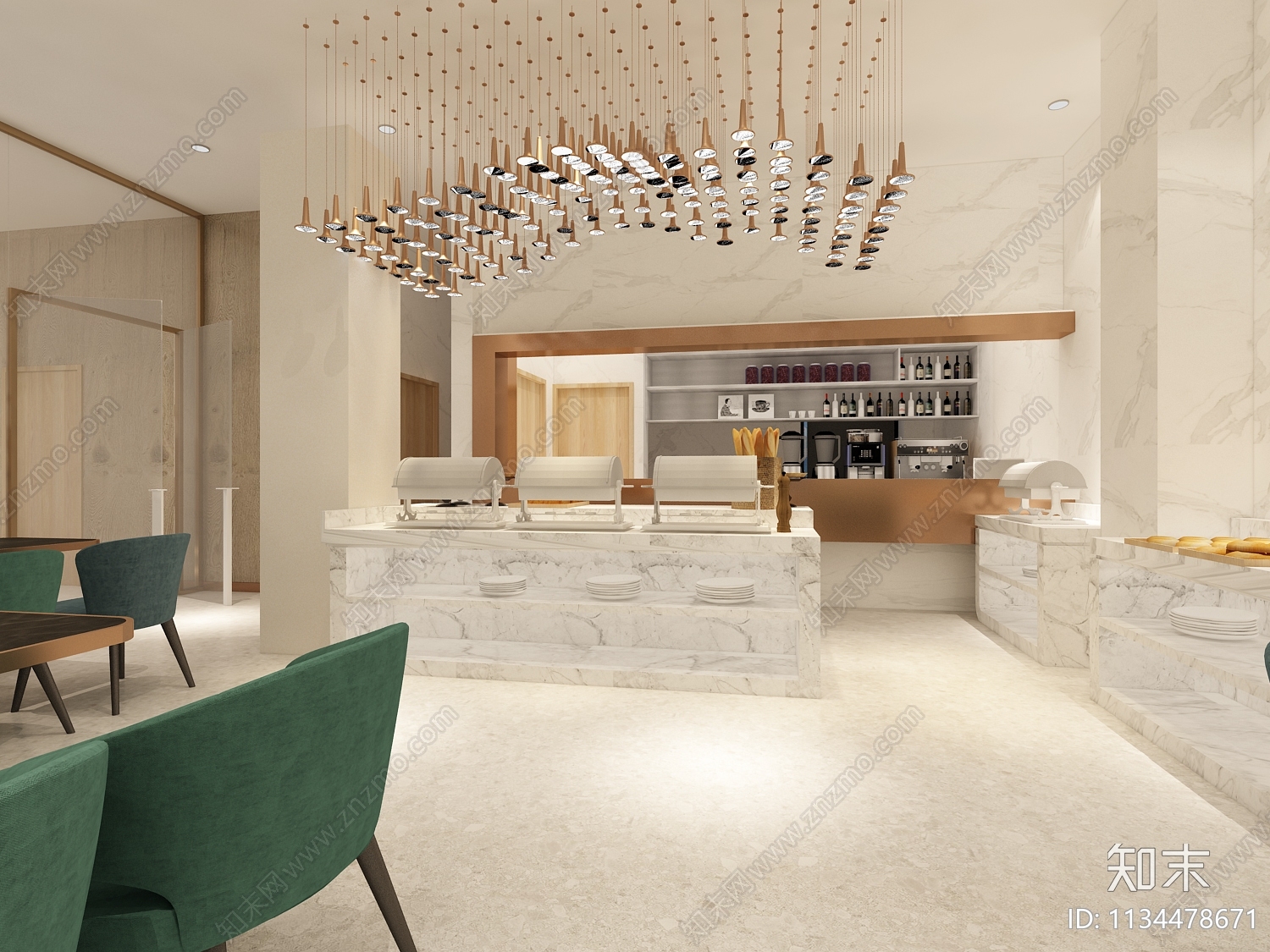 长乐某酒店cad施工图下载【ID:1134478671】