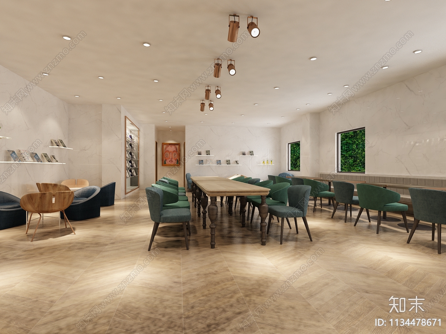长乐某酒店cad施工图下载【ID:1134478671】