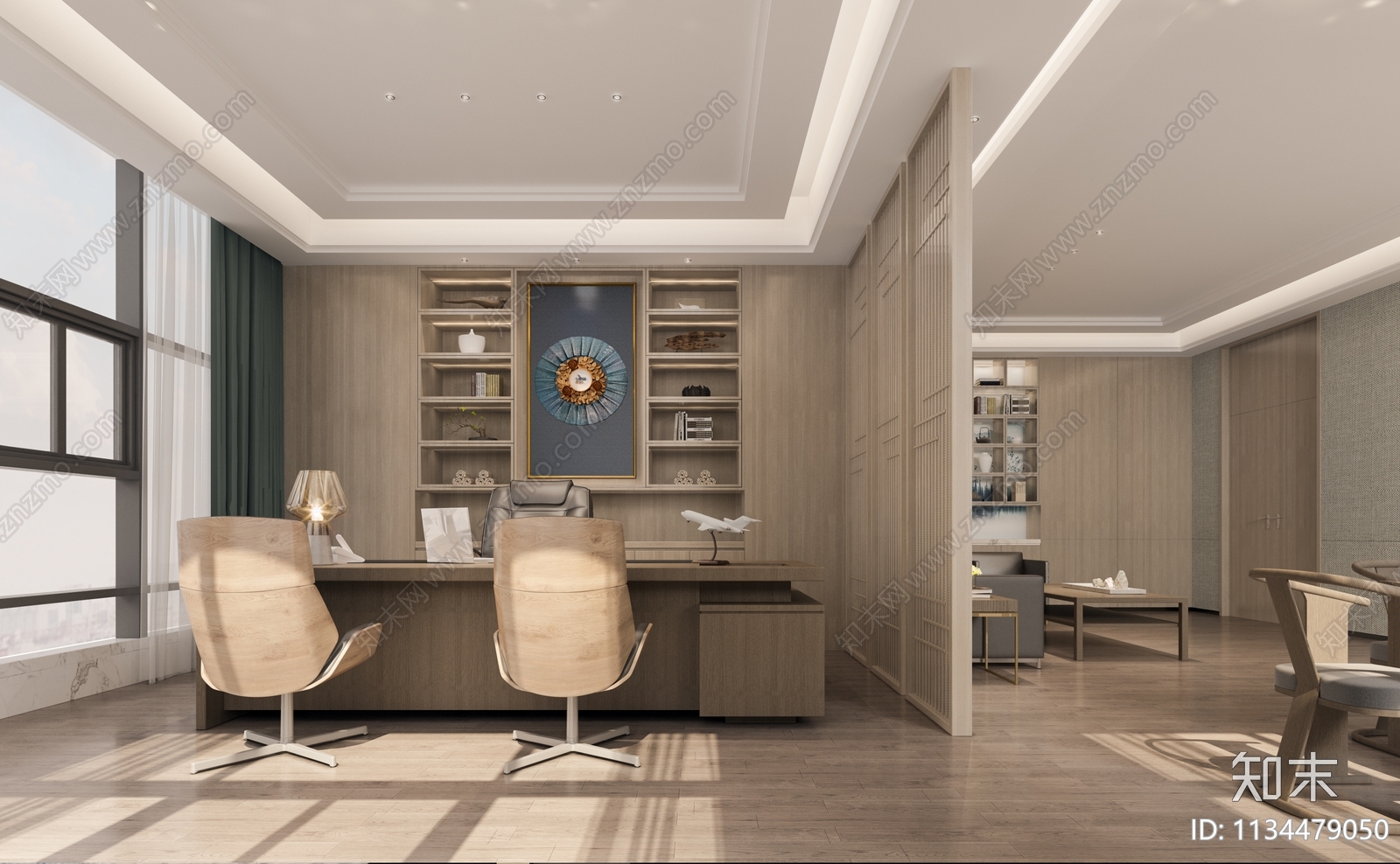 办公室cad施工图下载【ID:1134479050】