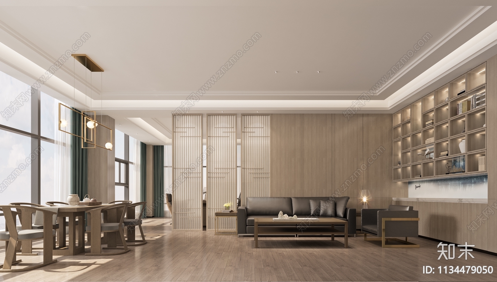 办公室cad施工图下载【ID:1134479050】