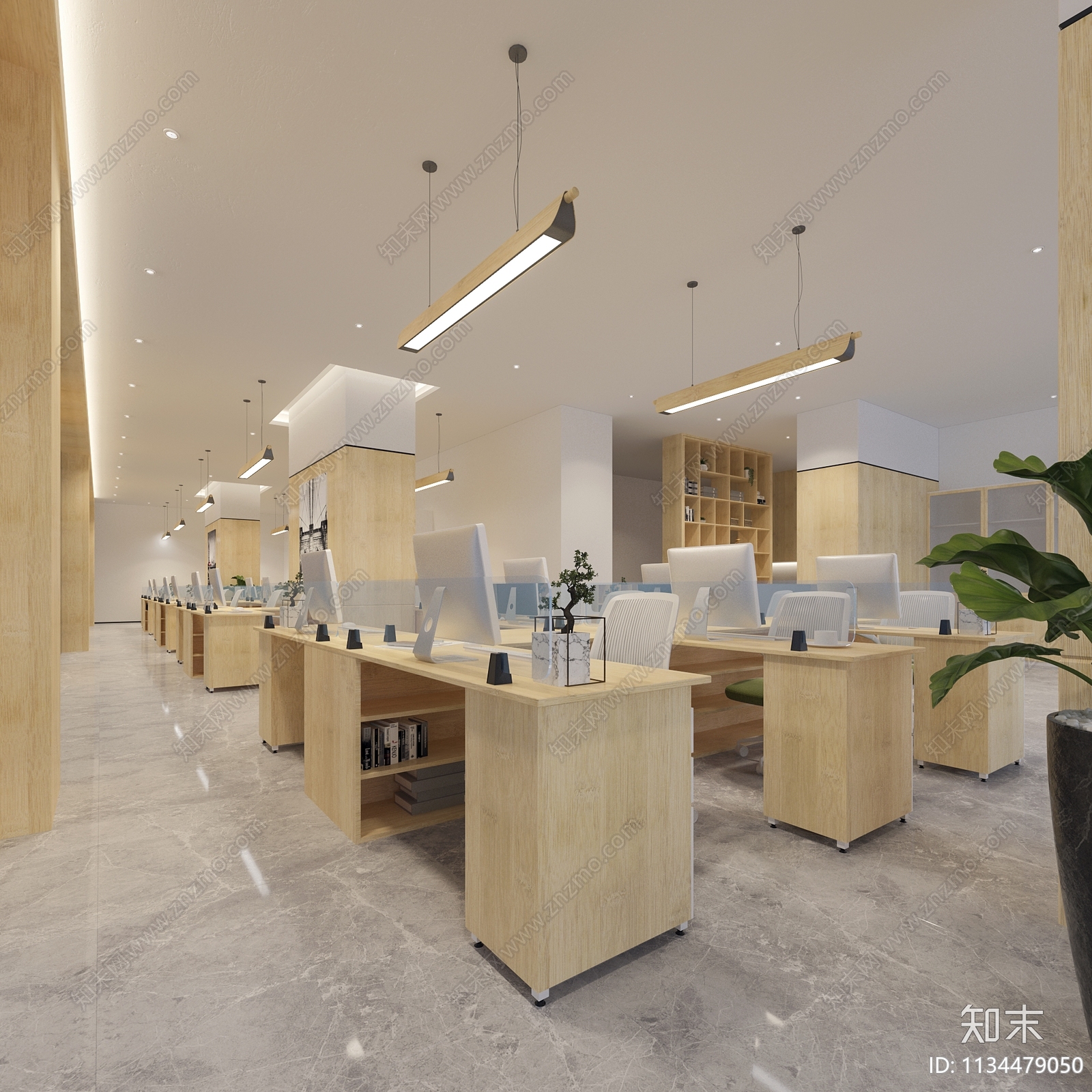 办公室cad施工图下载【ID:1134479050】