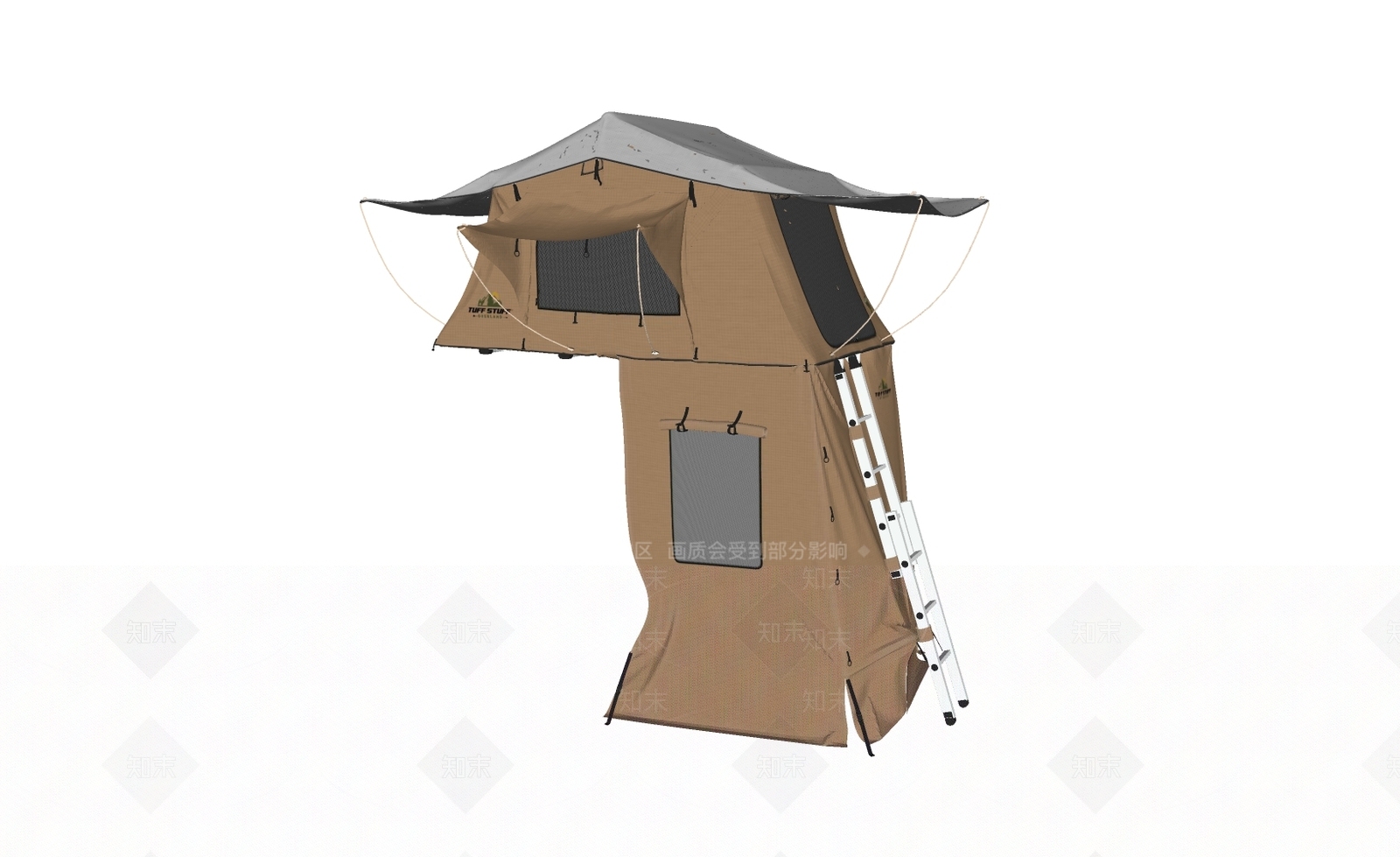 车顶帐篷SU模型下载【ID:1134402692】