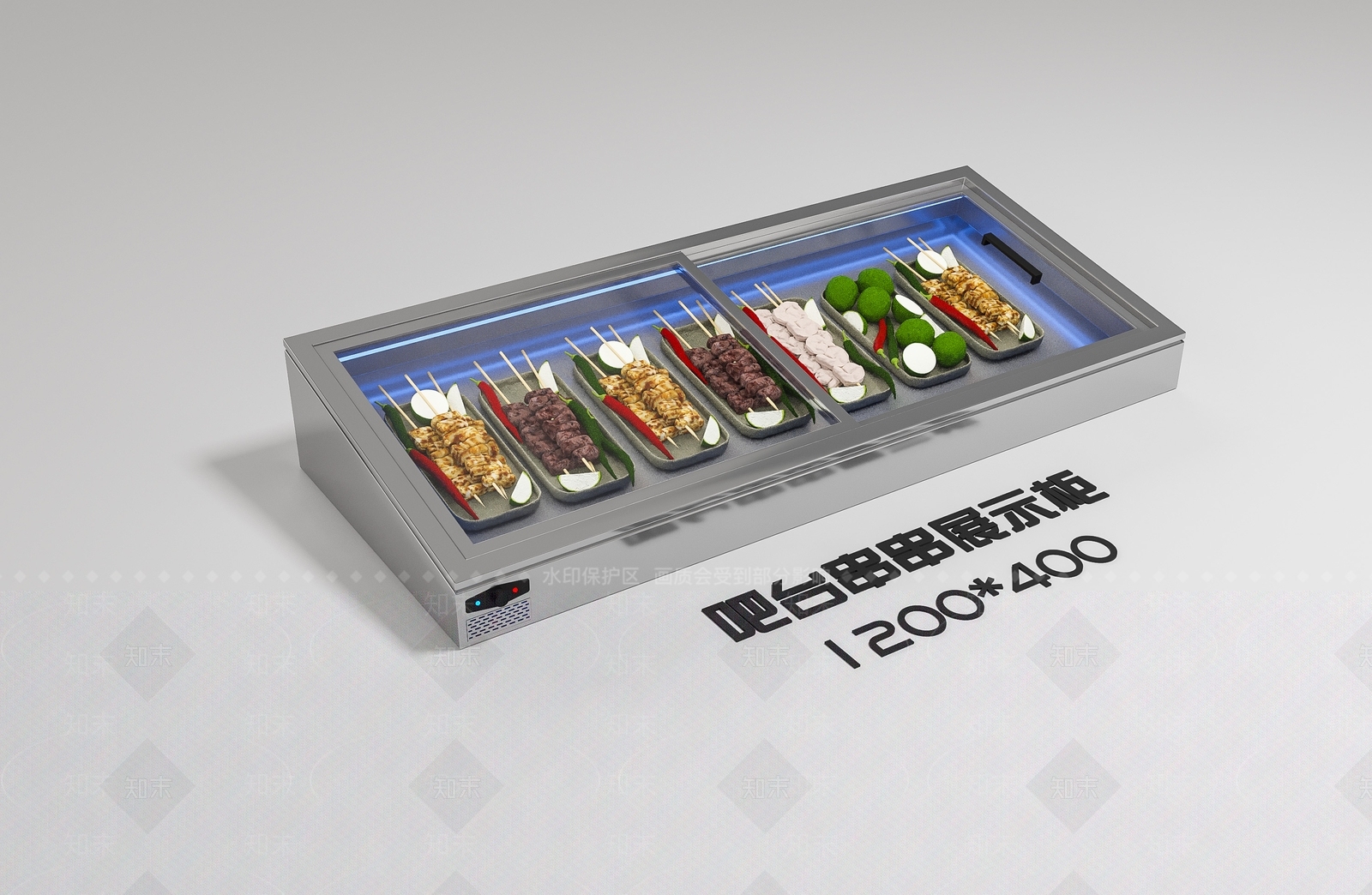 串串展示柜3D模型下载【ID:1134403668】