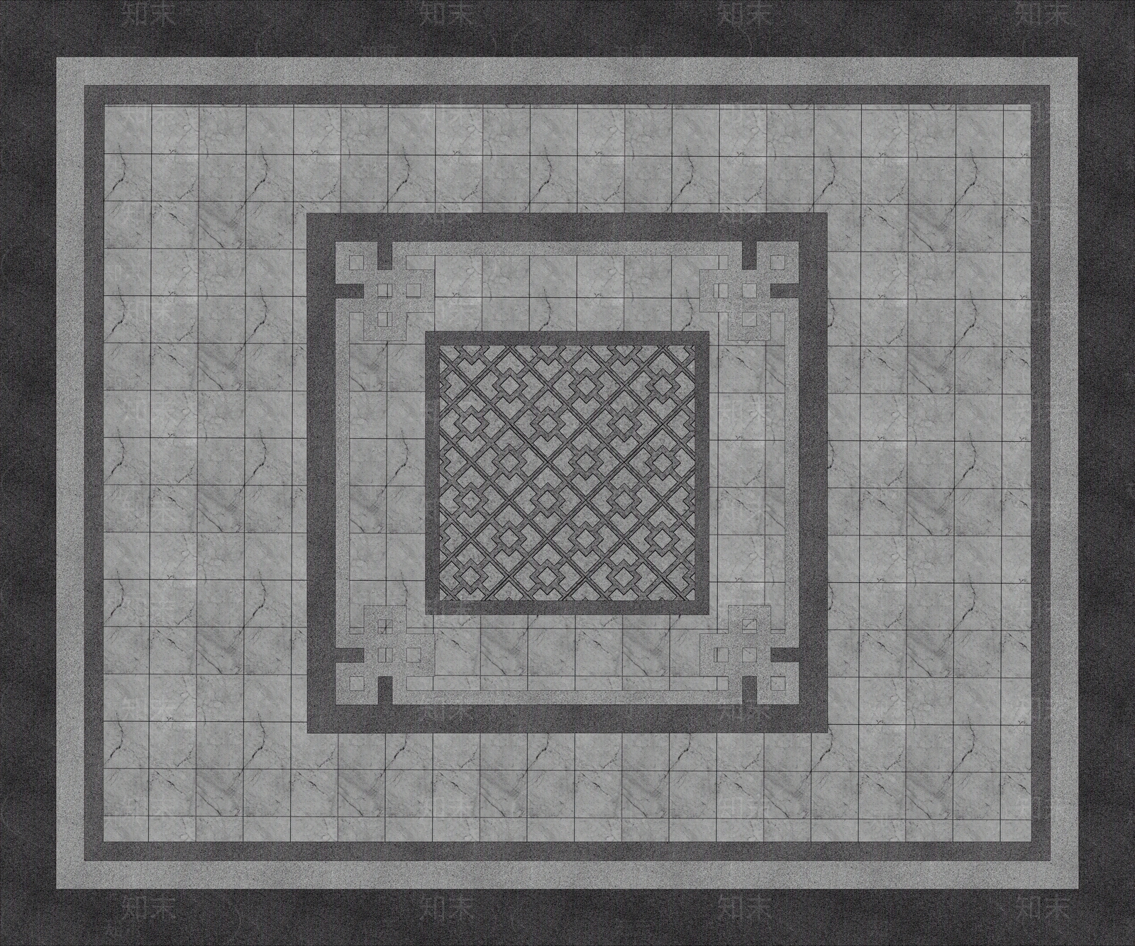 中式石材拼花贴图下载【ID:1134406299】
