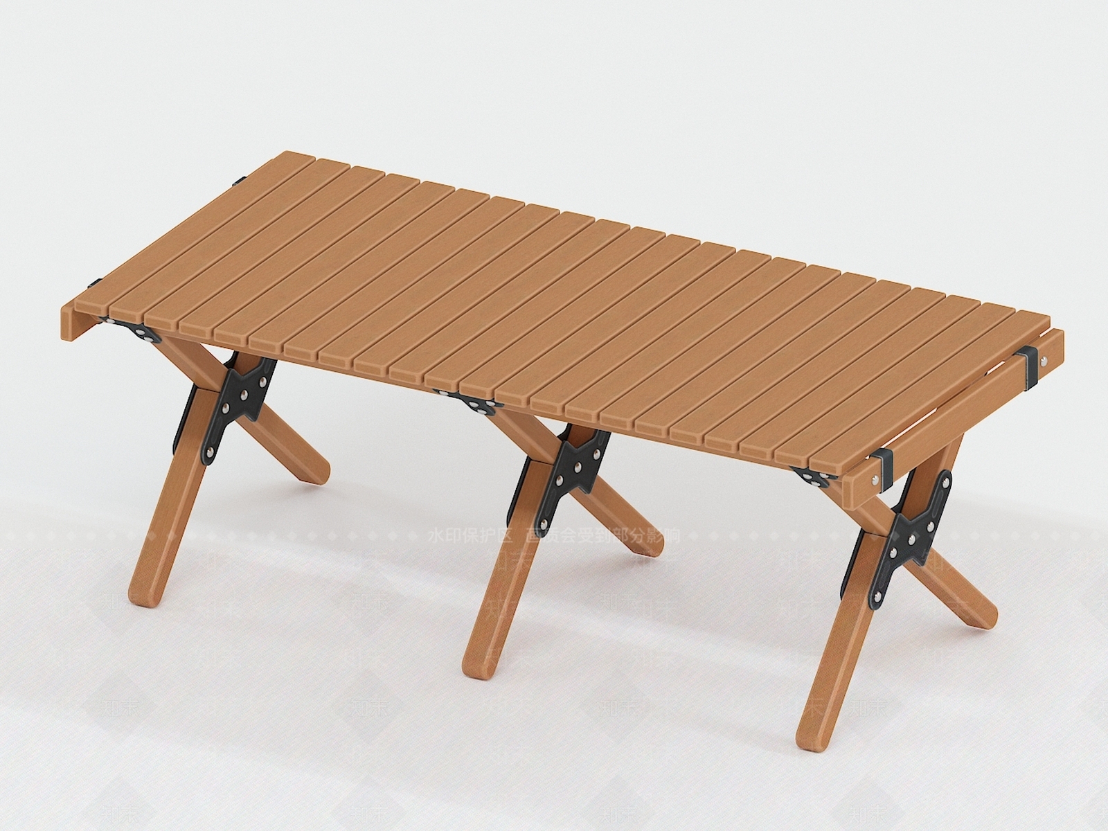 现代折叠桌SU模型下载【ID:1134411023】