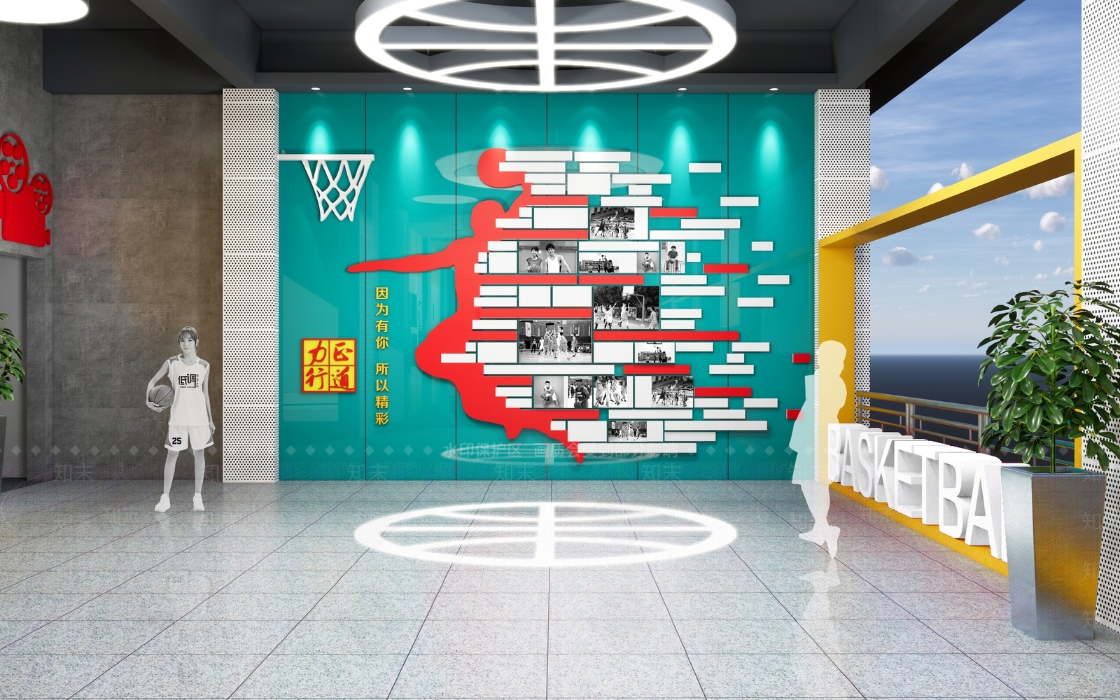 现代企业文化展厅SU模型下载【ID:1222226938】