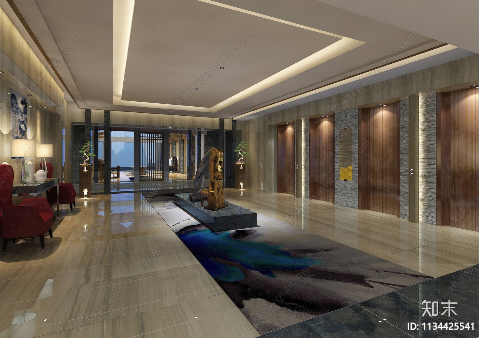 皇冠假日酒店全套cad施工图下载【ID:1134425541】