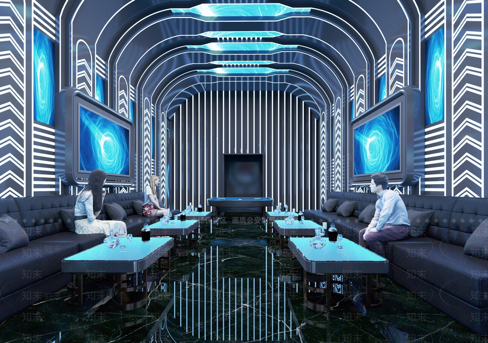 现代科技KTV3D模型下载【ID:1134437732】