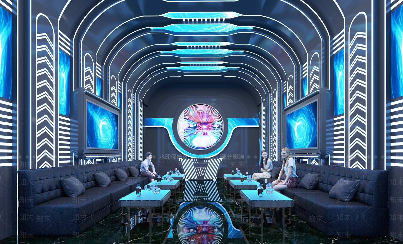 现代科技KTV3D模型下载【ID:1134437732】