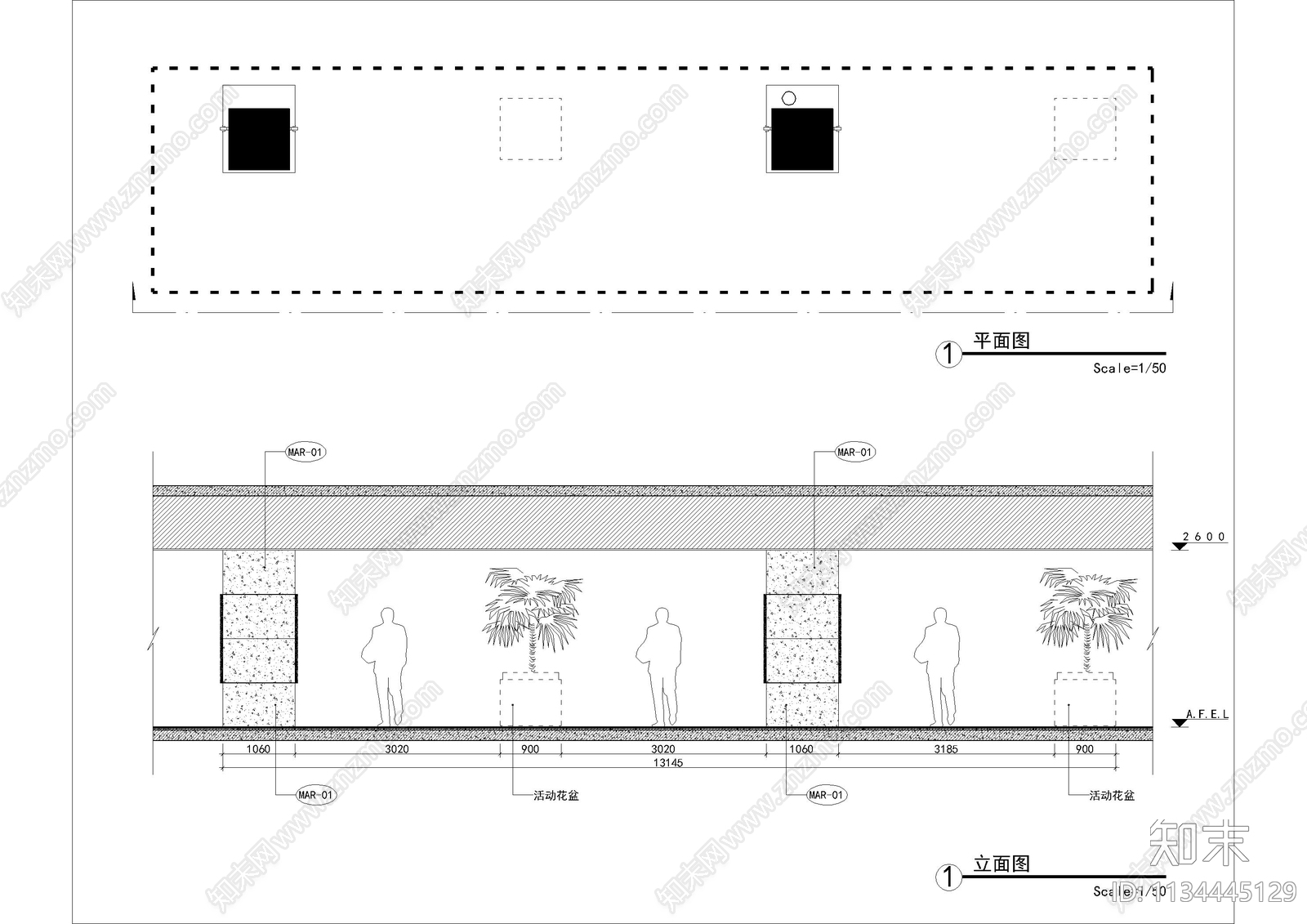 办公室全套cad施工图下载【ID:1134445129】