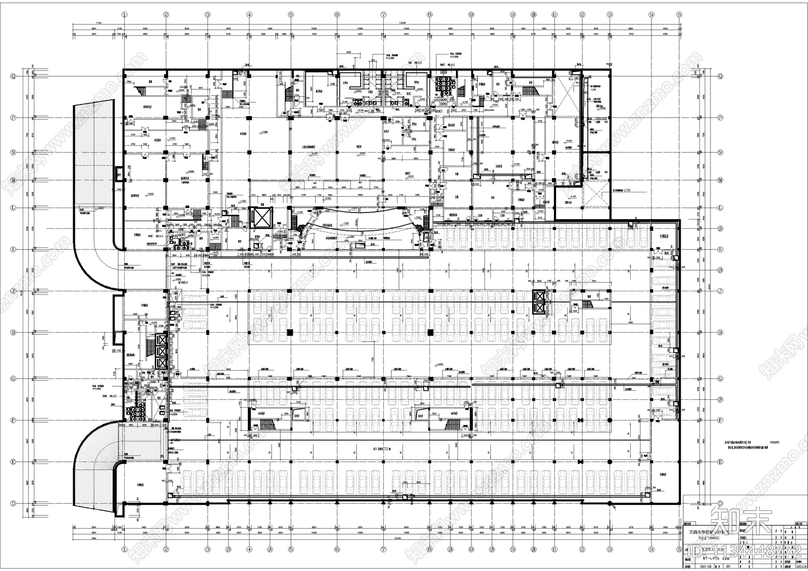 人民大会堂建筑cad施工图下载【ID:1134448772】