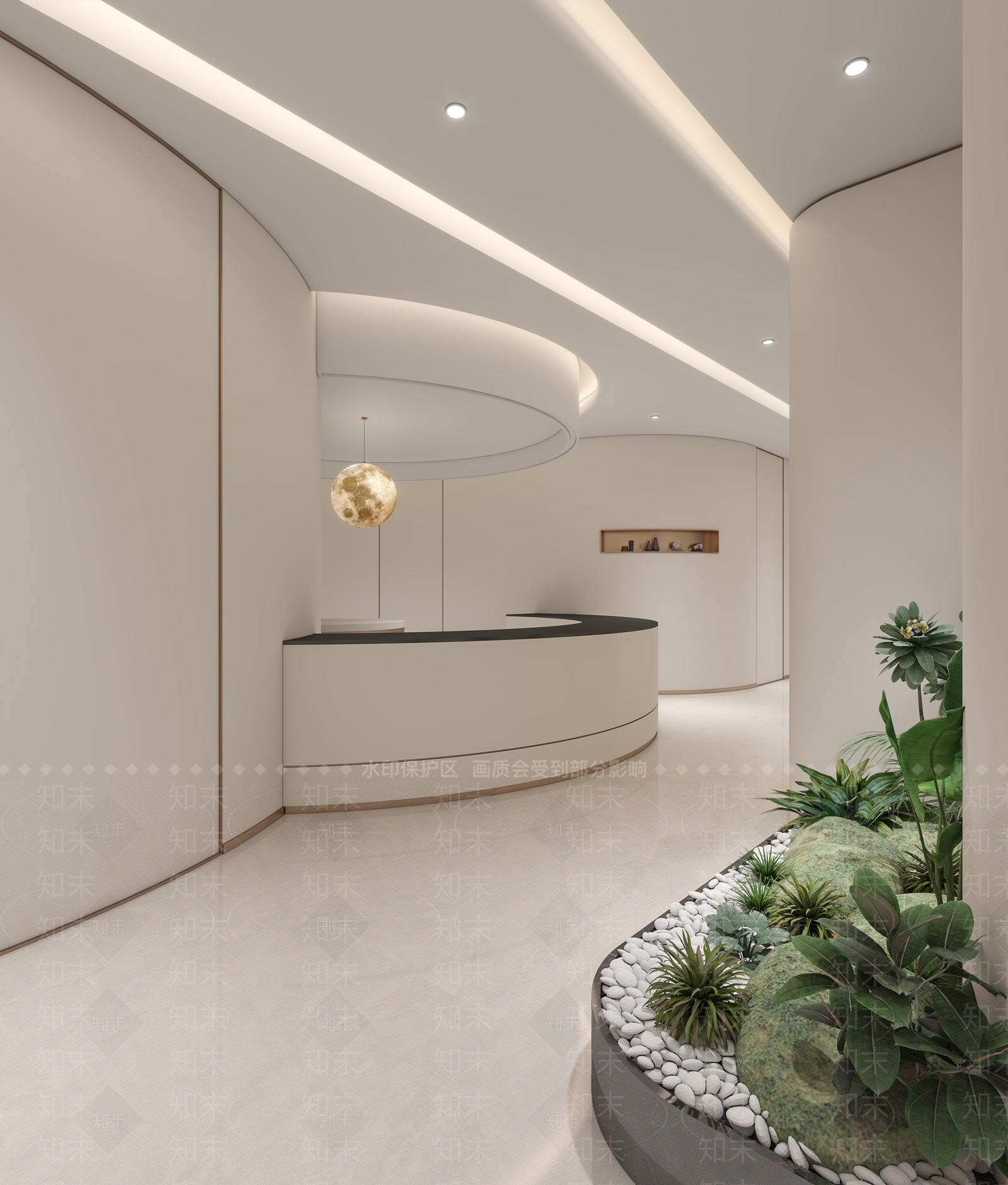 现代美容SPA店3D模型下载【ID:1134449438】
