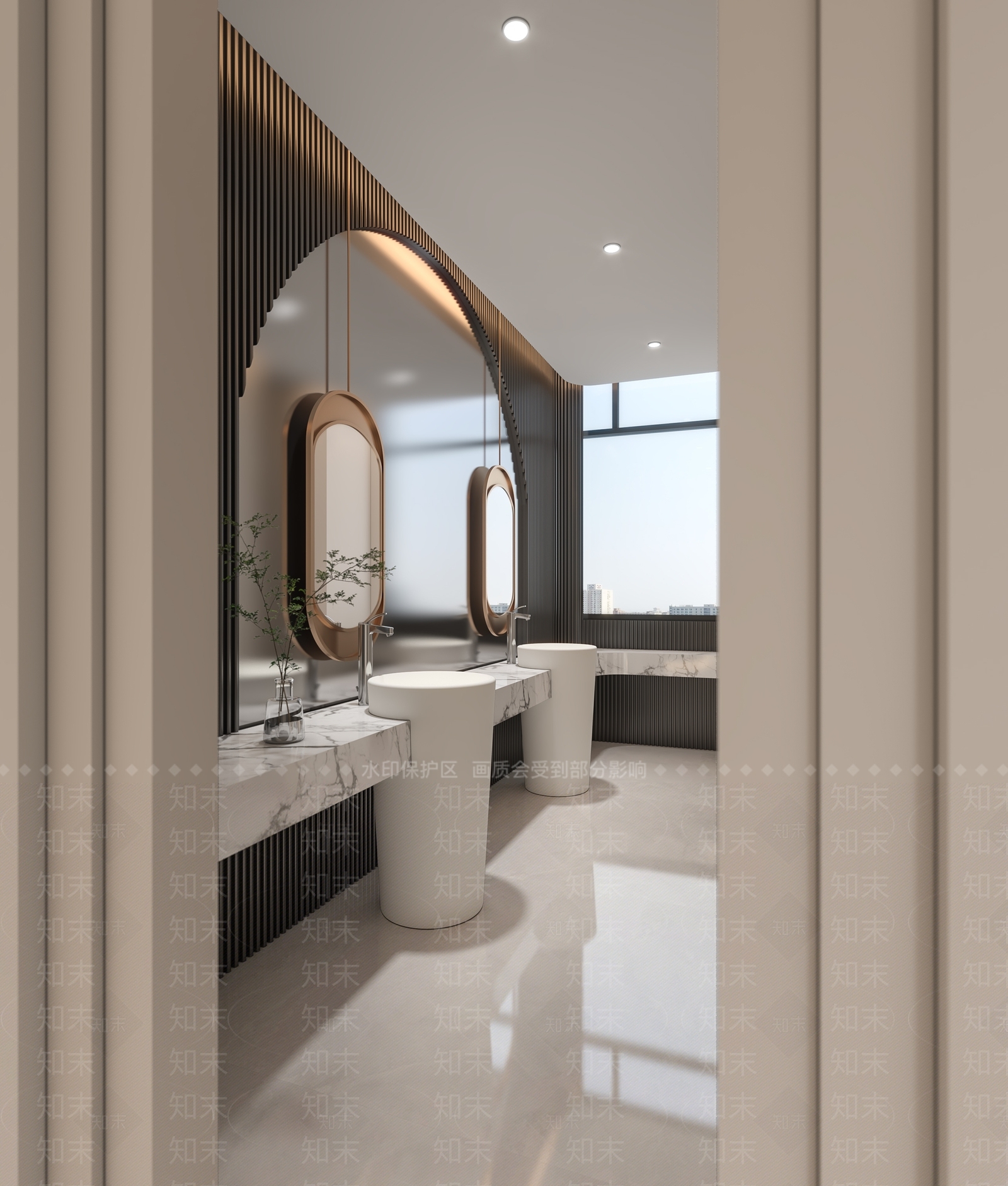 现代美容SPA店3D模型下载【ID:1134449438】
