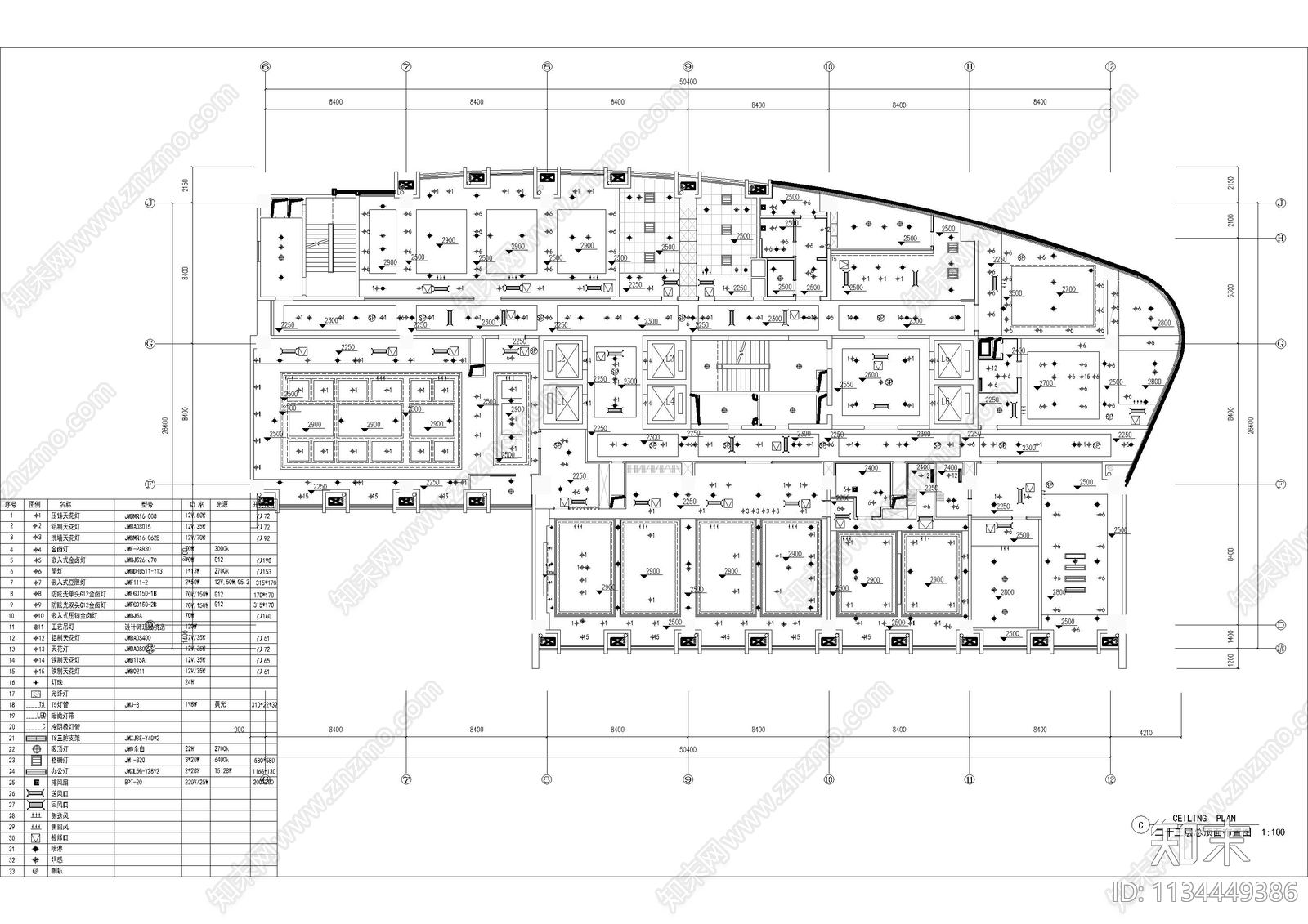 办公室cad施工图下载【ID:1134449386】