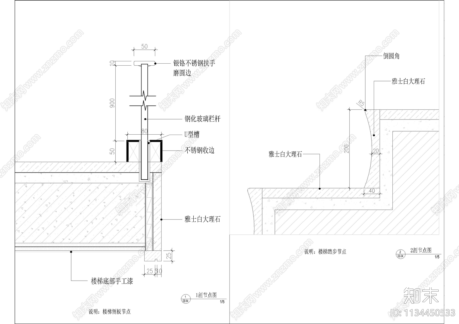 福州红裕新古典样板房cad施工图下载【ID:1134450533】