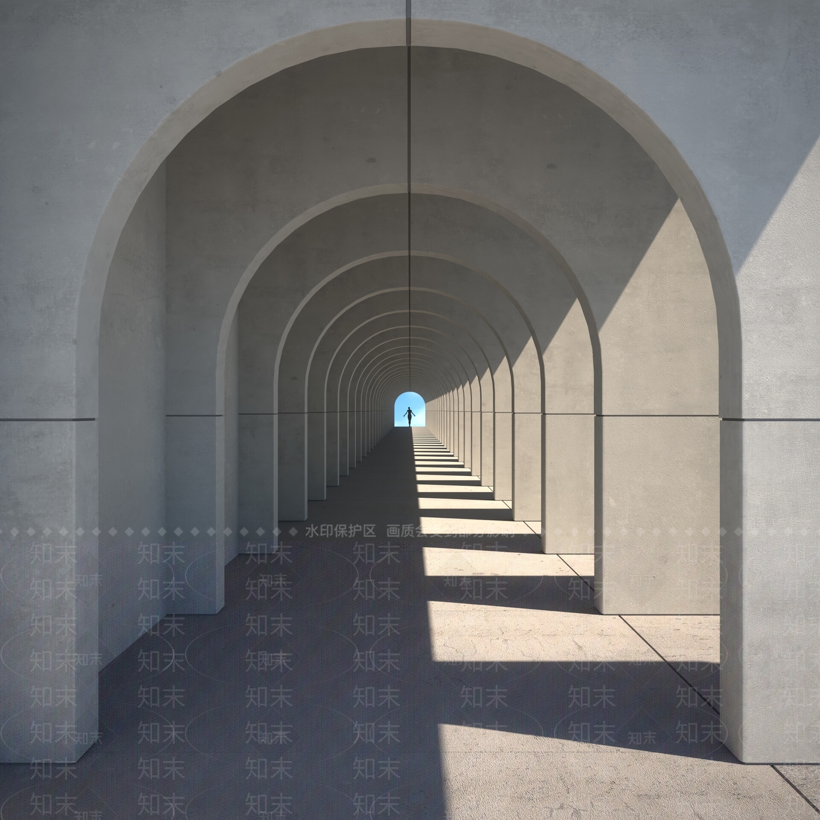 现代建筑外墙装饰SU模型下载【ID:1134459370】