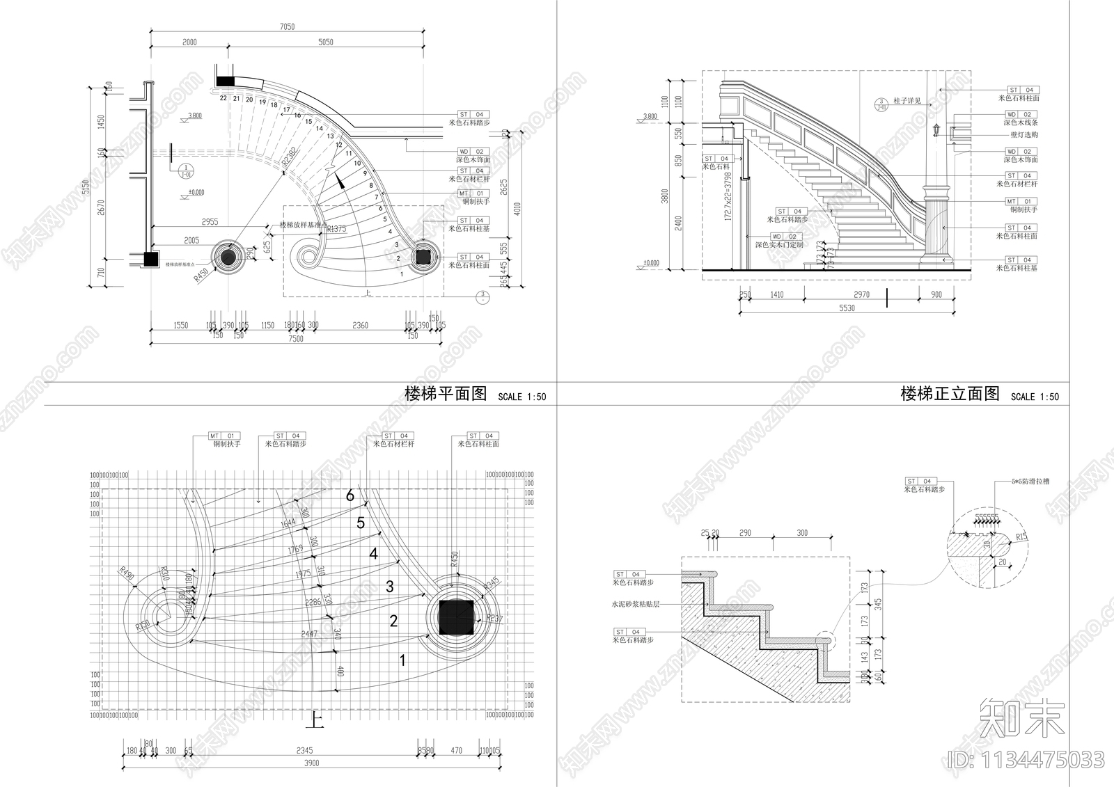 柏庐会所cad施工图下载【ID:1134475033】