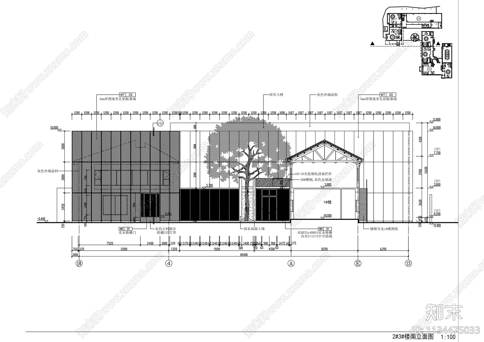 柏庐会所cad施工图下载【ID:1134475033】