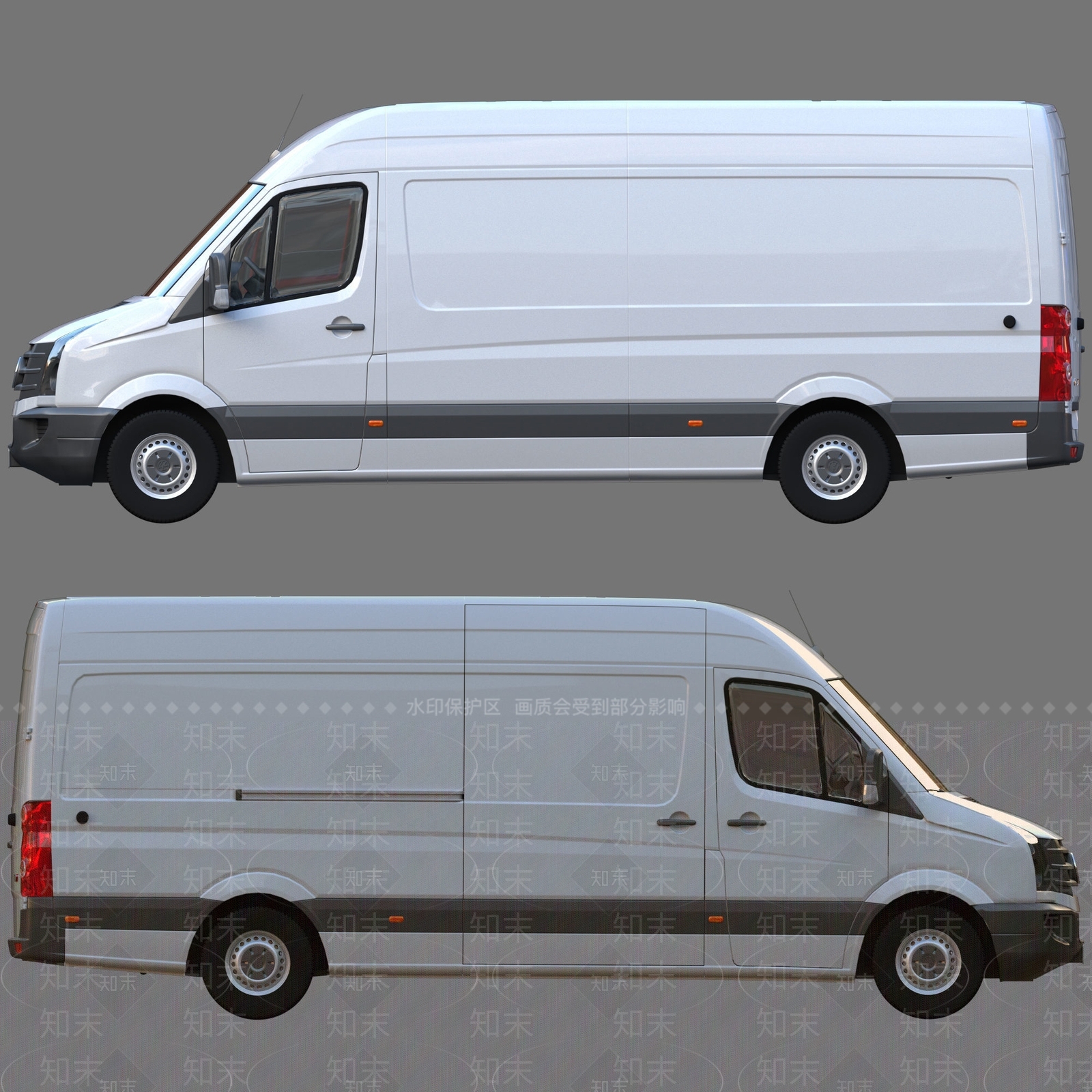 大众商务车3D模型下载【ID:1134475312】