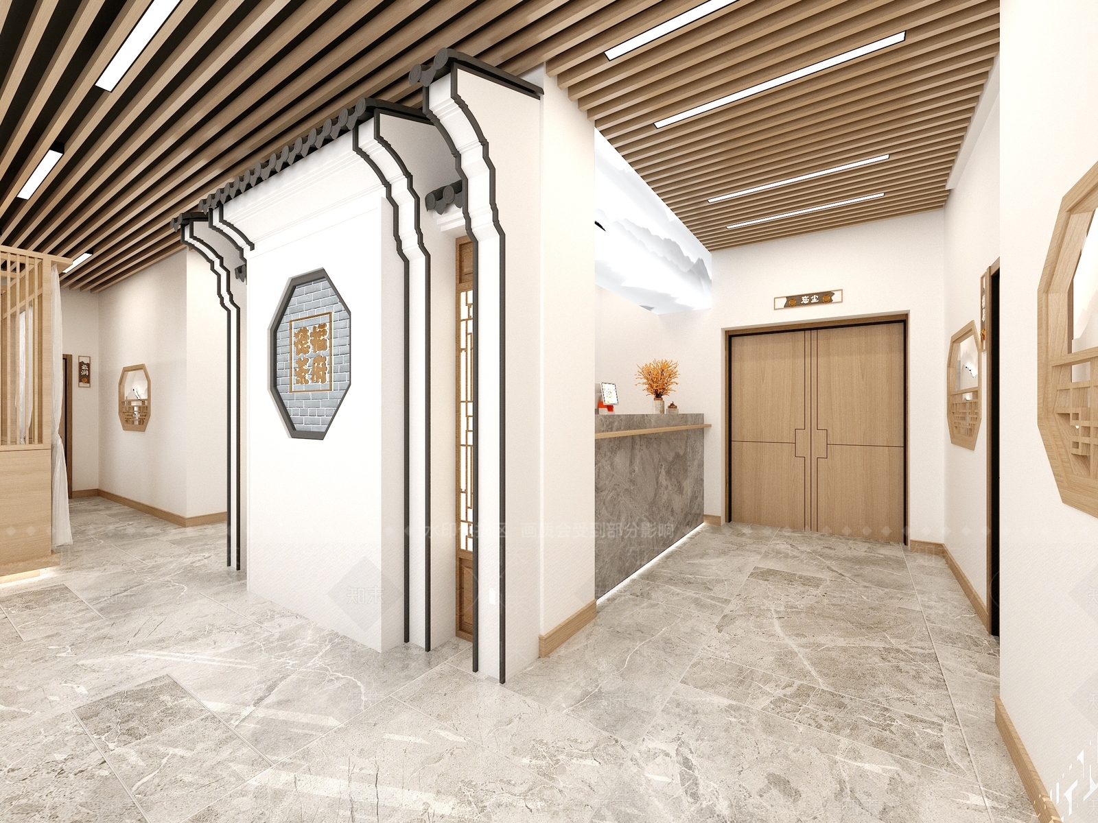 新中式茶馆3D模型下载【ID:1134488317】