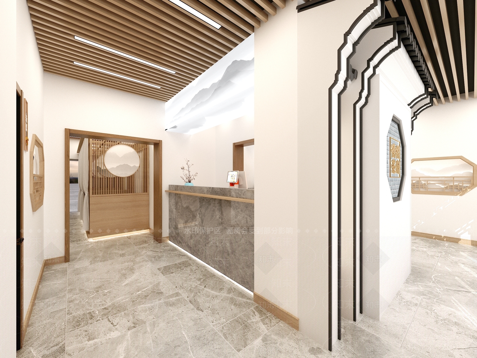 新中式茶馆3D模型下载【ID:1134488317】