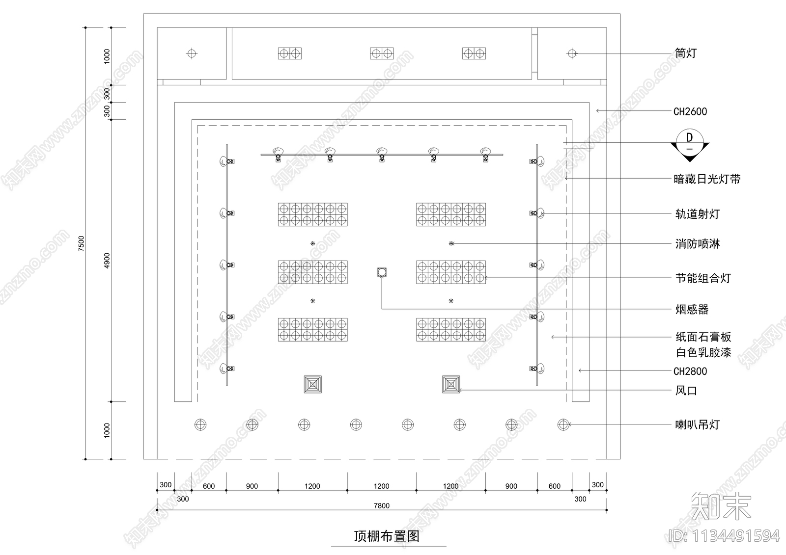 服装专卖店全套cad施工图下载【ID:1134491594】