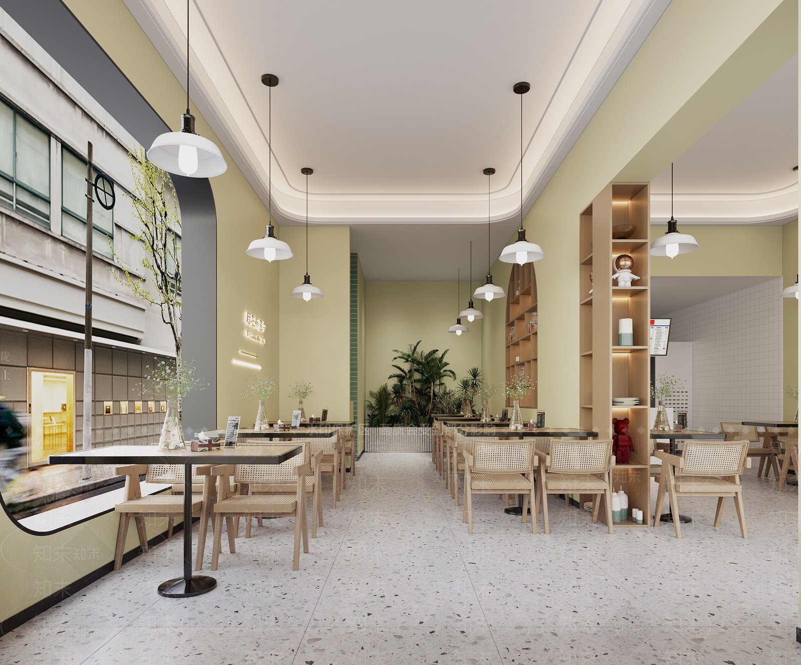 现代奶茶店3D模型下载【ID:1134505349】