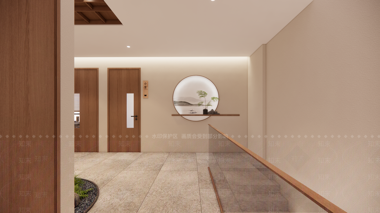 新中式茶馆SU模型下载【ID:1134507647】