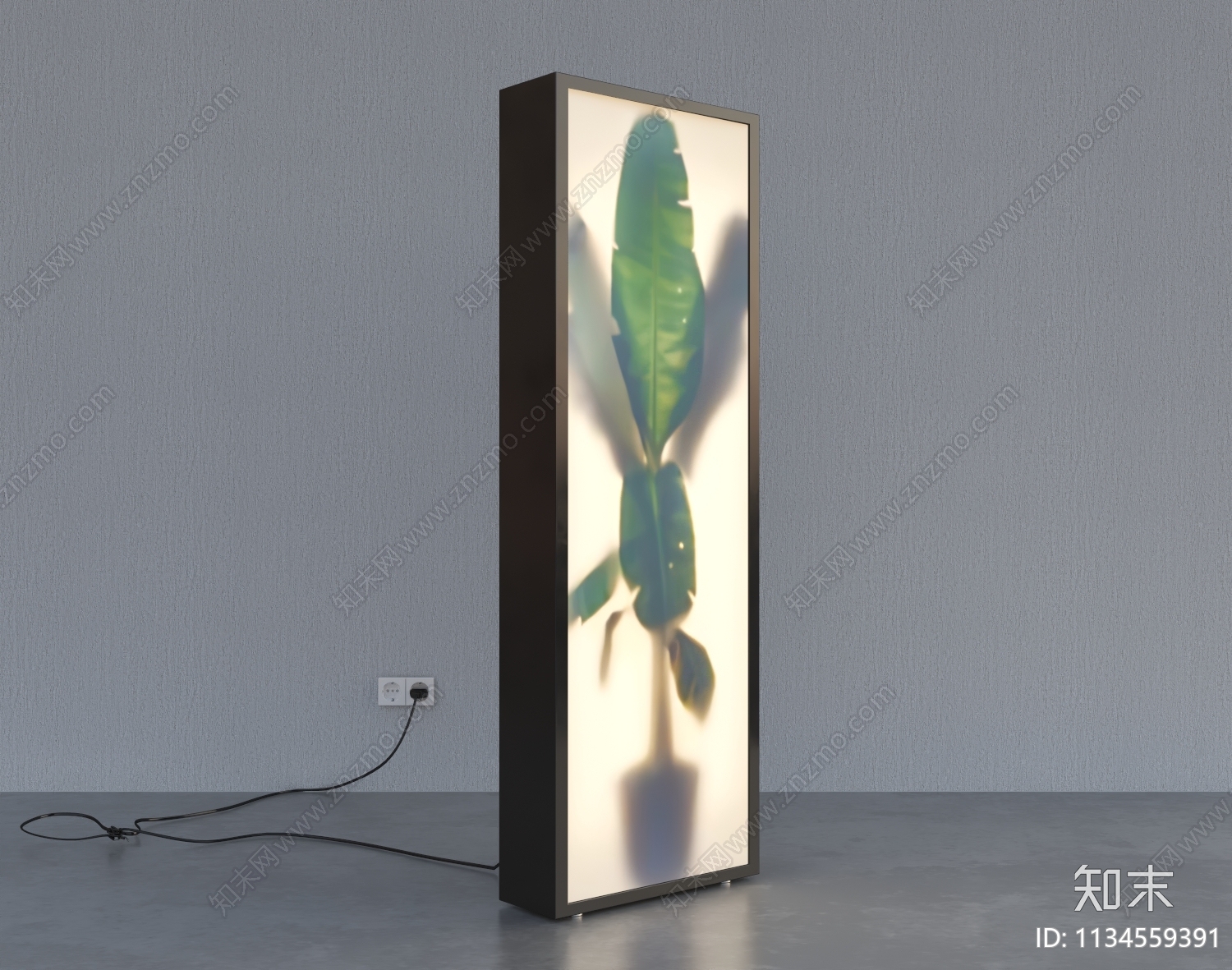 现代广告灯箱3D模型下载【ID:1134559391】