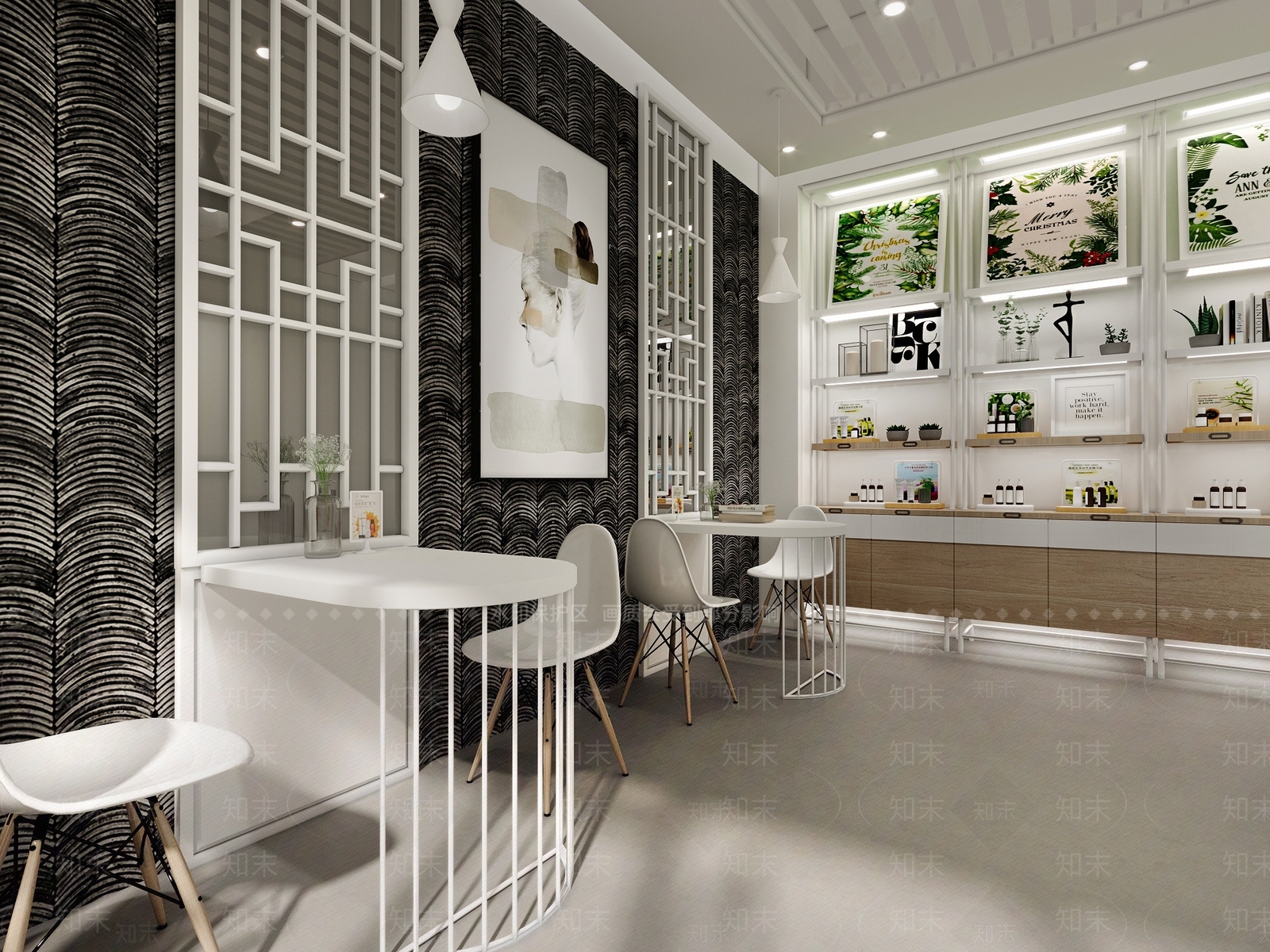 现代美容SPA店3D模型下载【ID:1134574175】