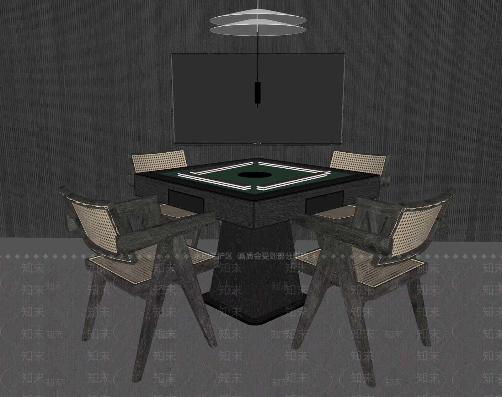 棋牌桌SU模型下载【ID:1134579652】