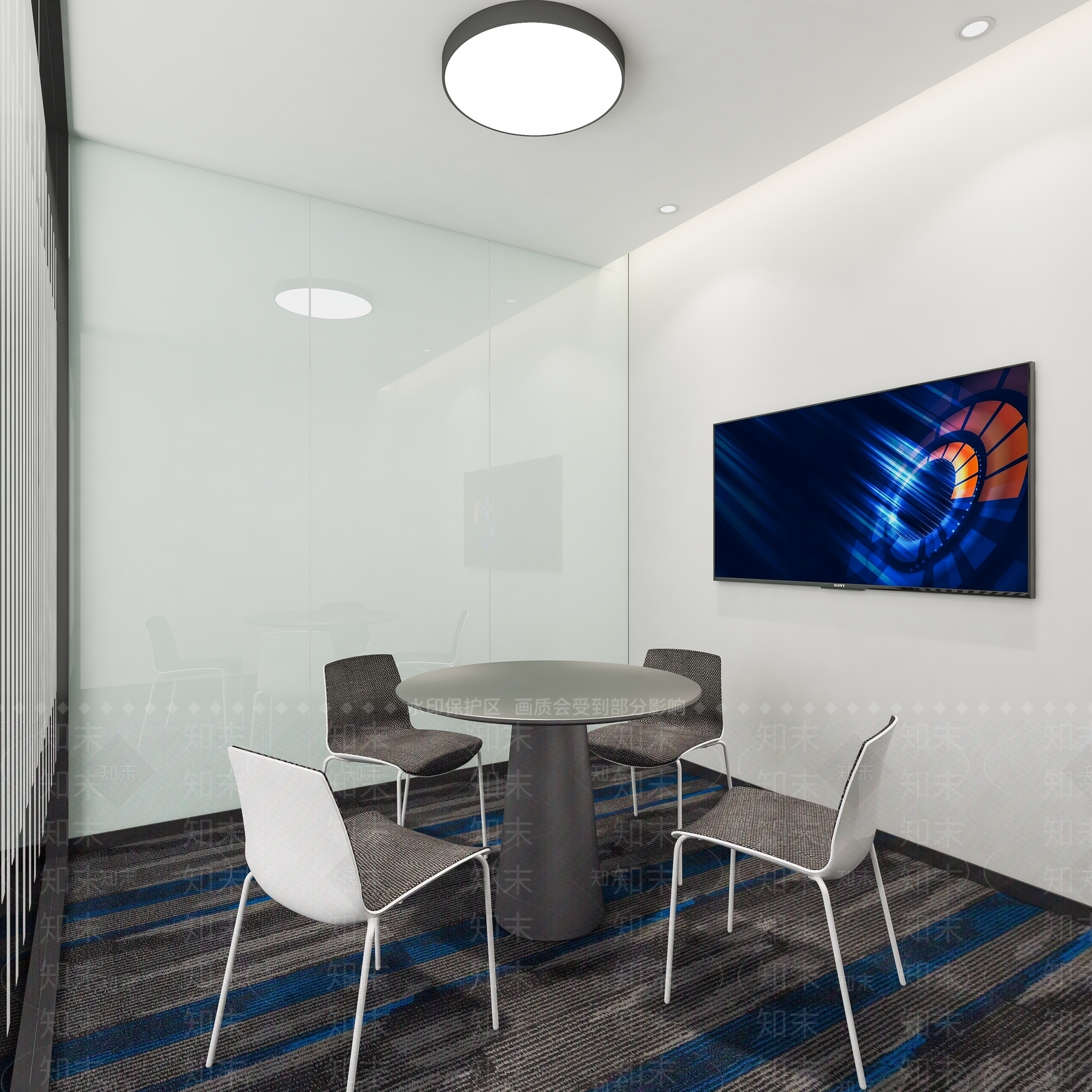 现代洽谈室3D模型下载【ID:1134591521】