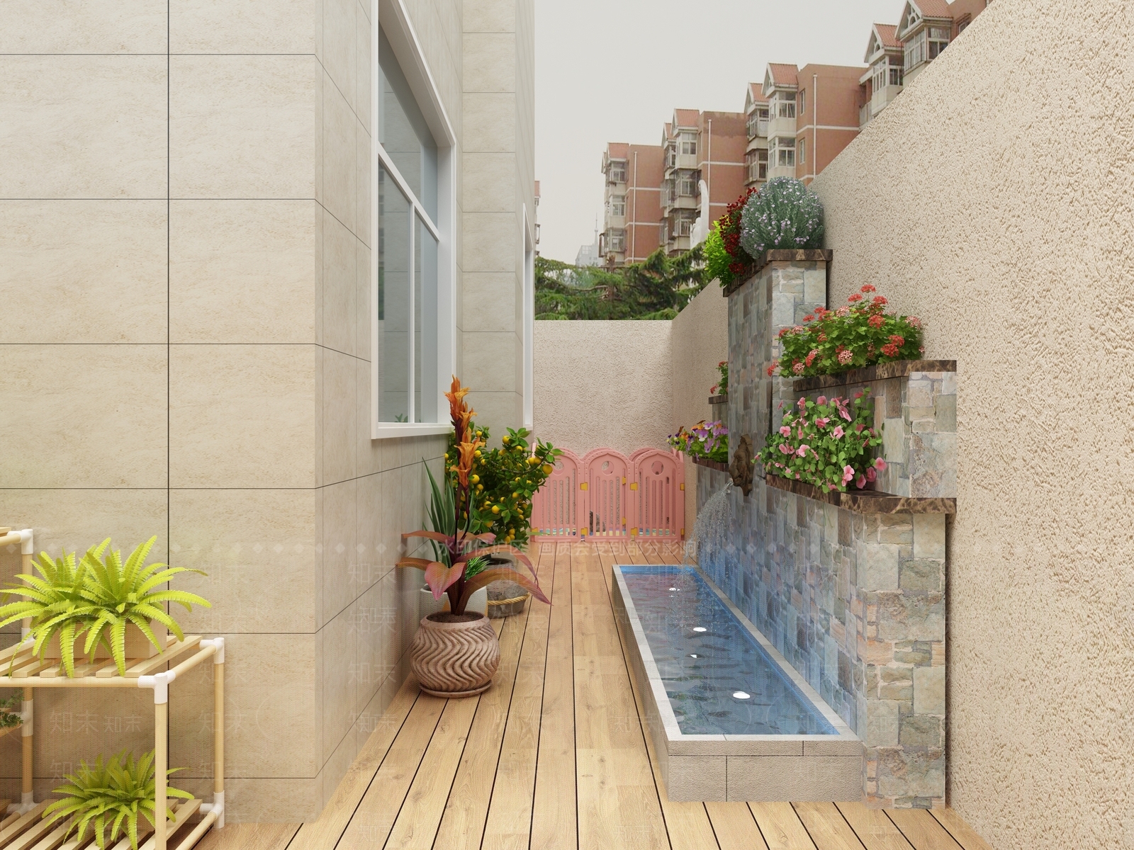 北欧家居阳台3D模型下载【ID:1134591986】