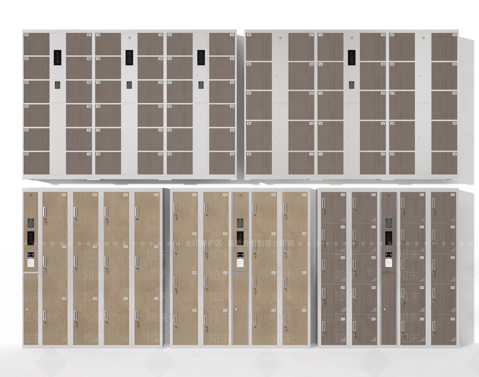现代更衣柜3D模型下载【ID:1134605019】