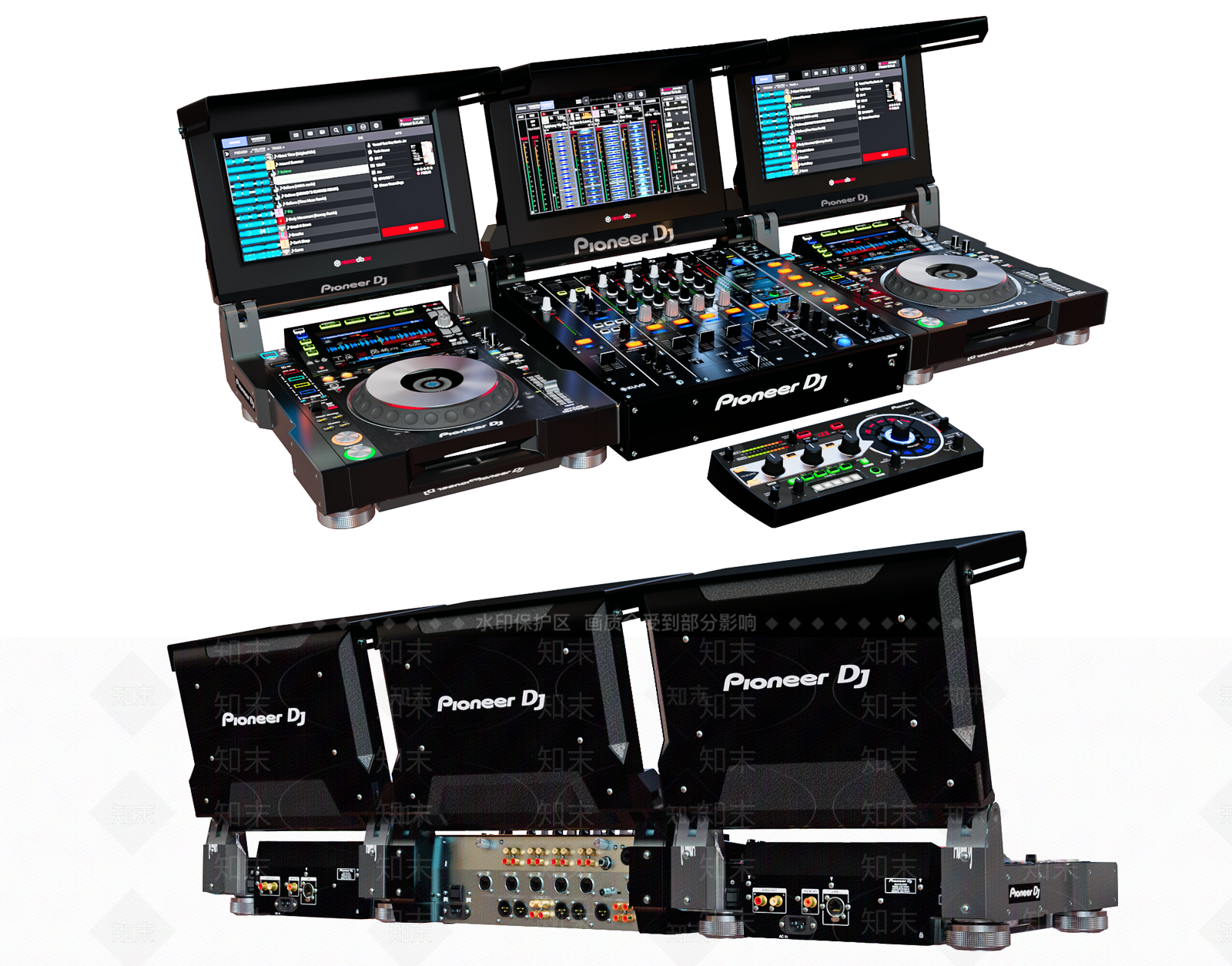 DJ打碟机3D模型下载【ID:1134607021】