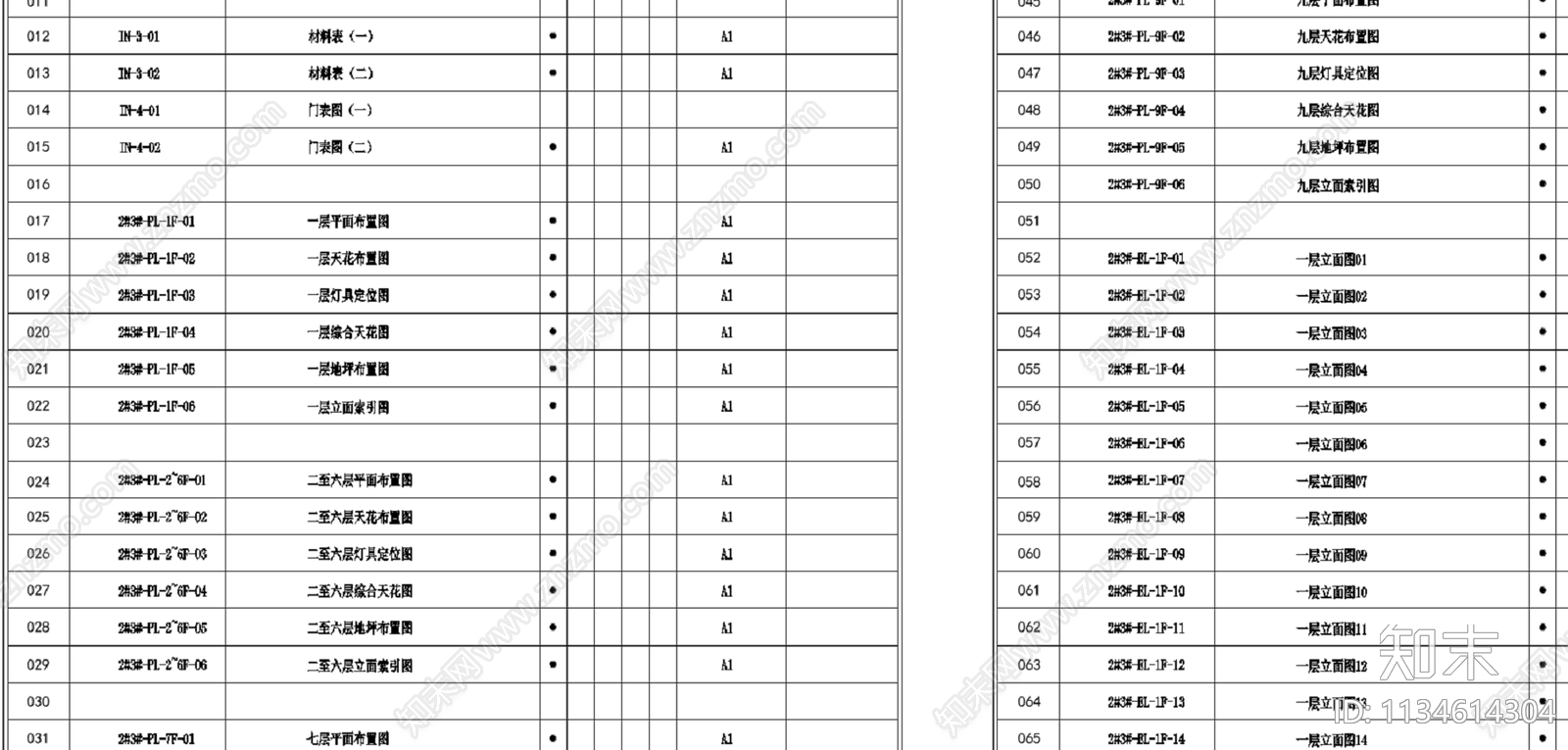 某县区中医院病房楼cad施工图下载【ID:1134614304】